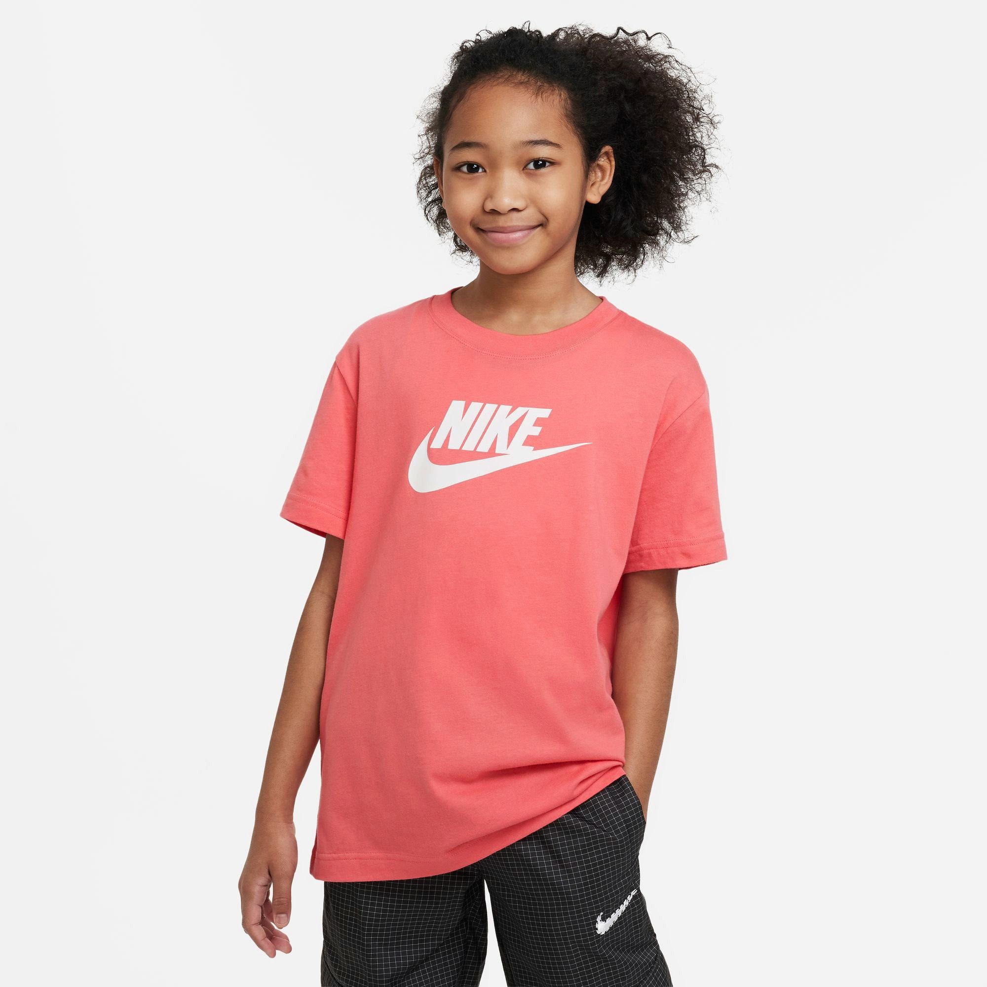 Nike Sportswear T-Shirt BIG KIDS' (GIRLS) T-SHIRT orange
