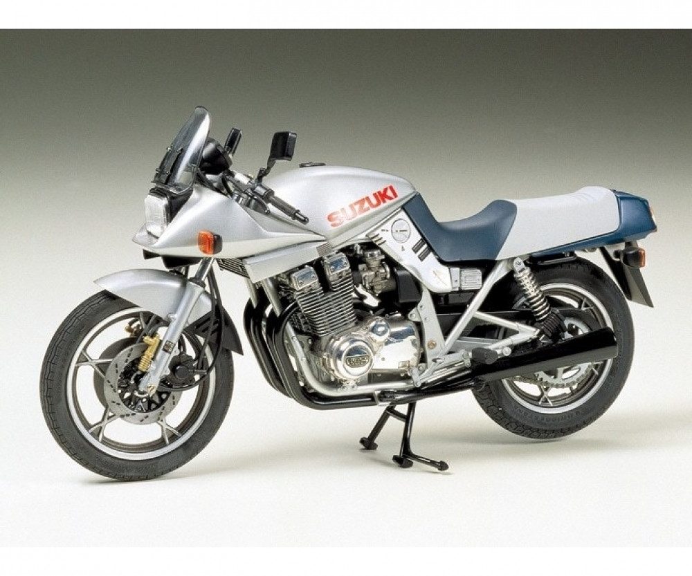 Tamiya Modellbausatz Tamiya Suzuki GSX1100S Katana Motorrad 1:12 Plastik Modellbau Bausatz