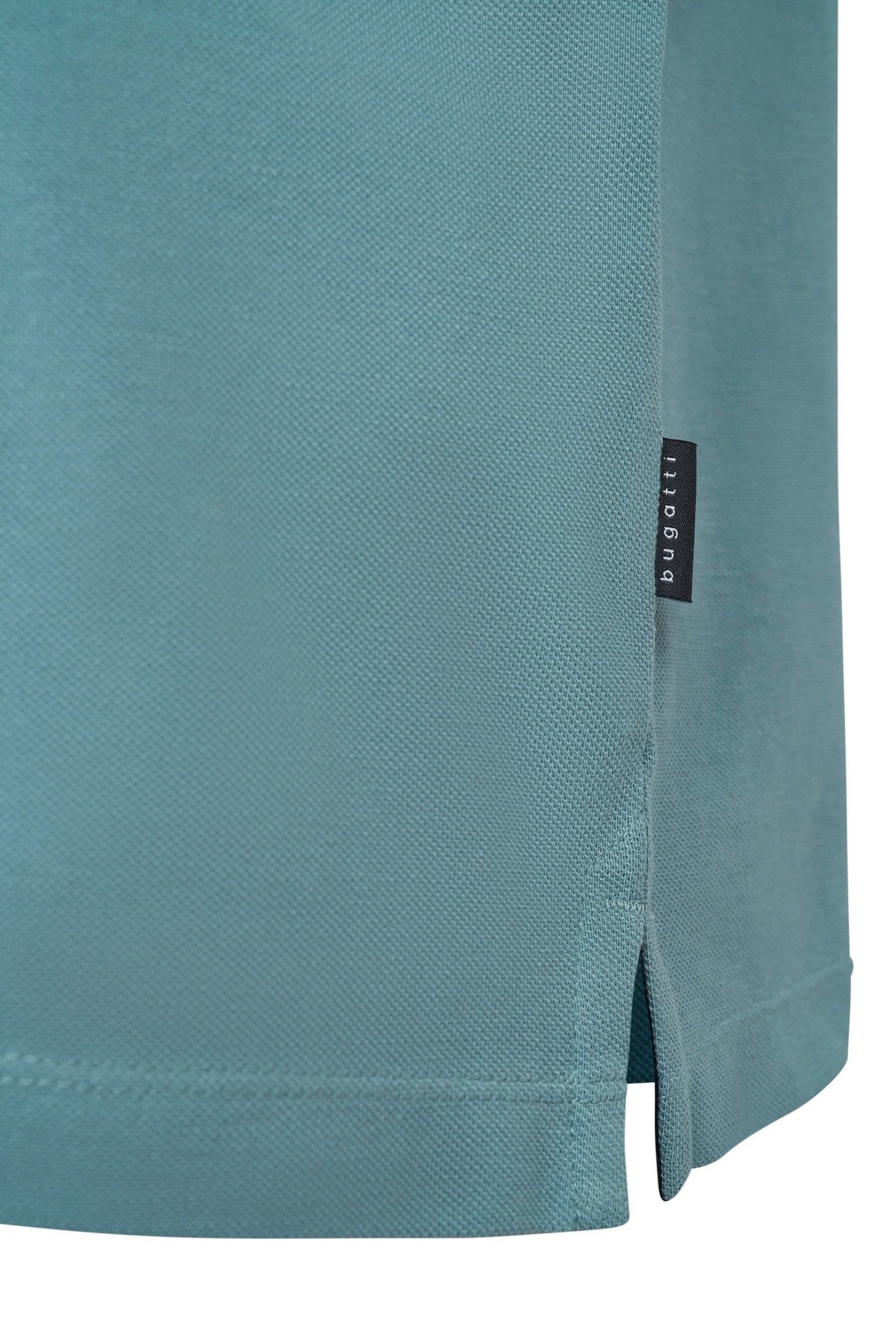 bugatti Poloshirt mit Kontraststreifen und Bruststickerei