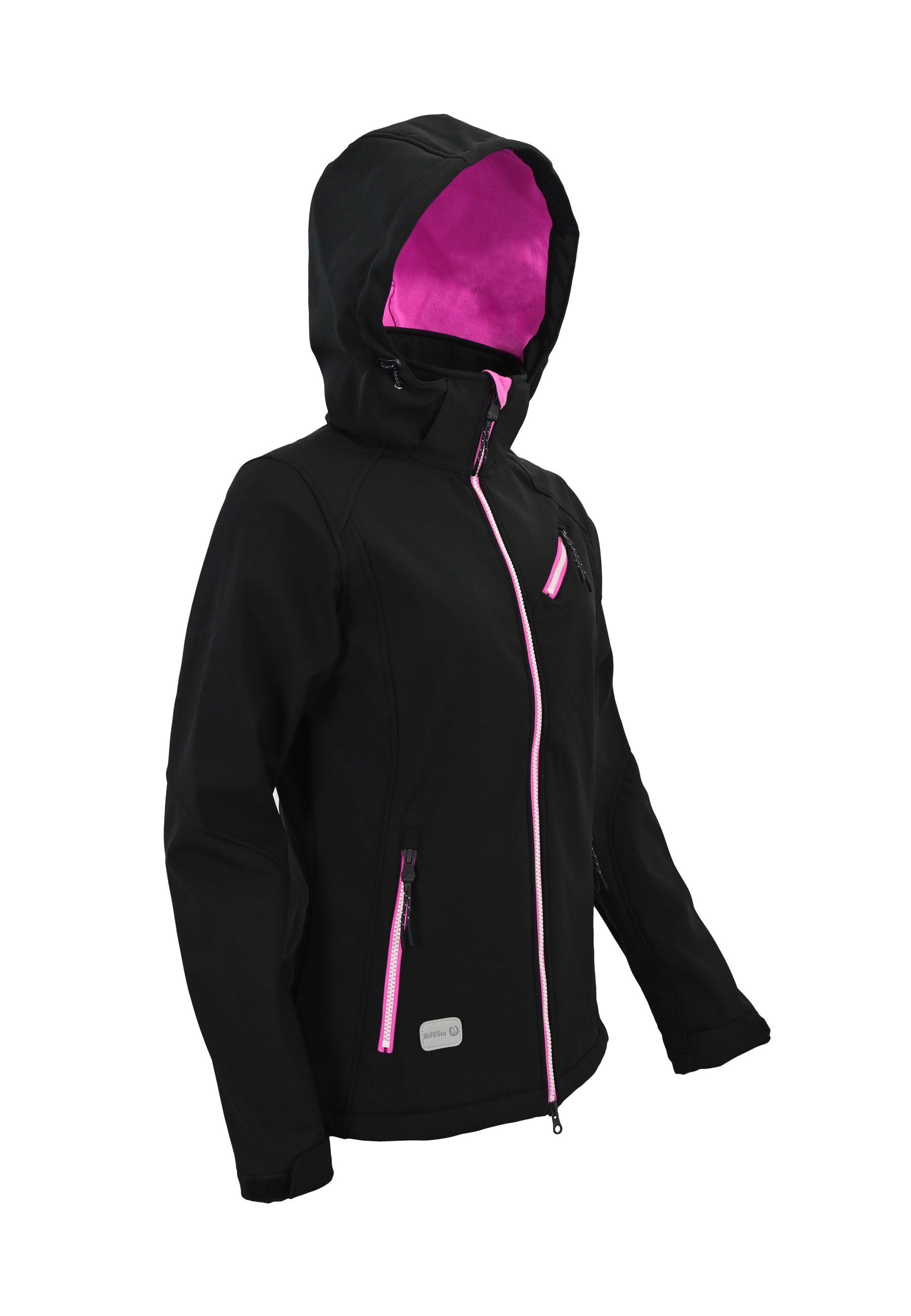 MADSea Softshelljacke leichte Funktionsjacke Fleece Innenfutter wasserabweisend – Bild 3 von 5