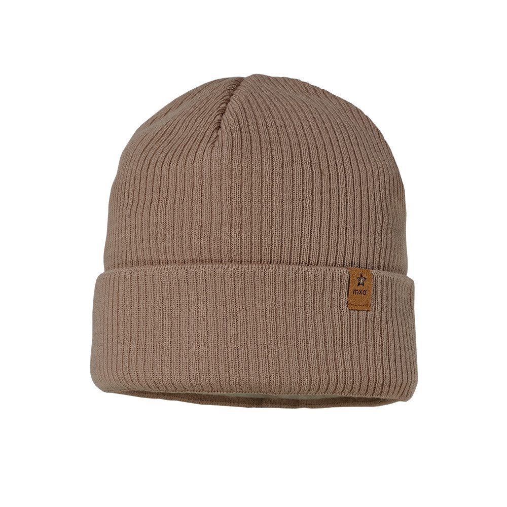 MAXIMO Beanie aus Baumwolle, wärmend, gefüttert, unifarben