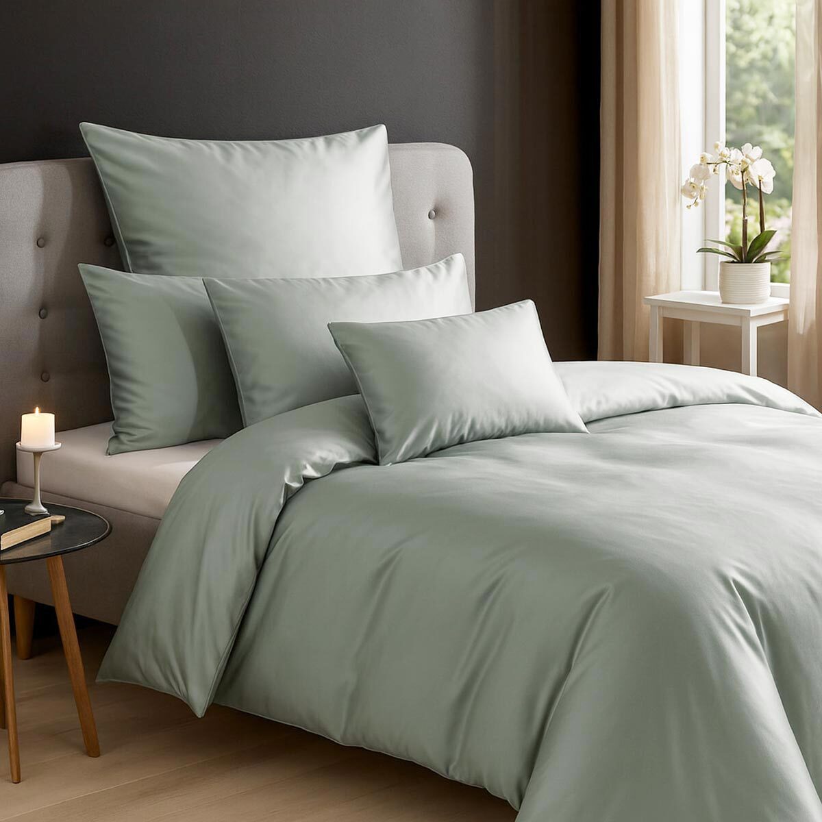 TRAUMSCHLAF Bettwäsche Uni Tencel™ Lyocell, Lyocell, 1 teilig, glatte Oberfläche und super angenehmes weiches Hautgefühl