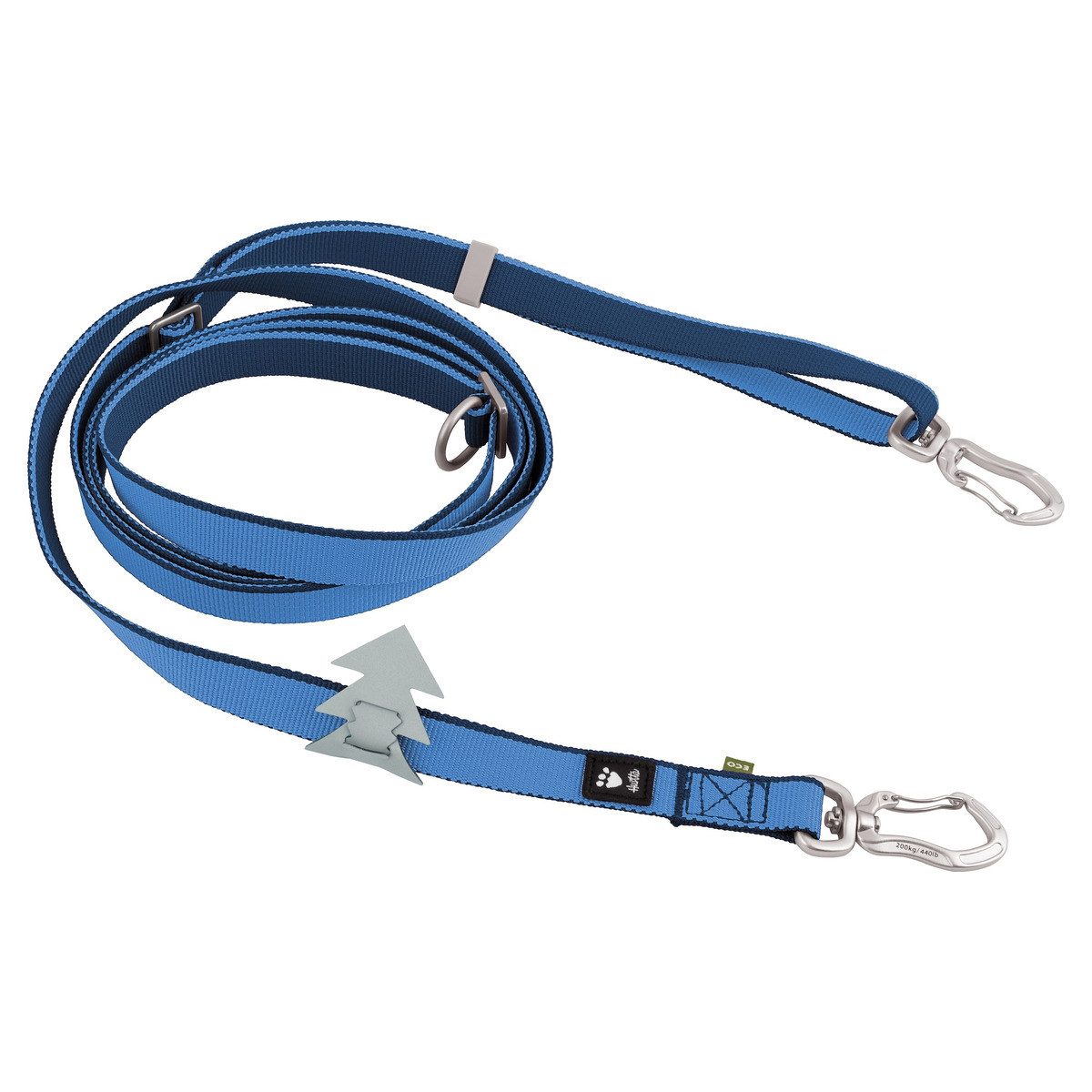 HURTTA Hundeleine Hundeleine Multilong Leash II ocean (blau)