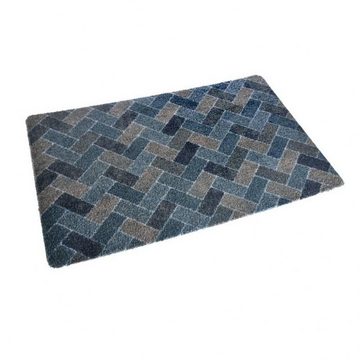 Badematte acerto® BELIZE6 Badteppich – waschbarer Badvorleger 45x70 cm acerto®, Höhe 6.5 mm, Gummi, Rechteck