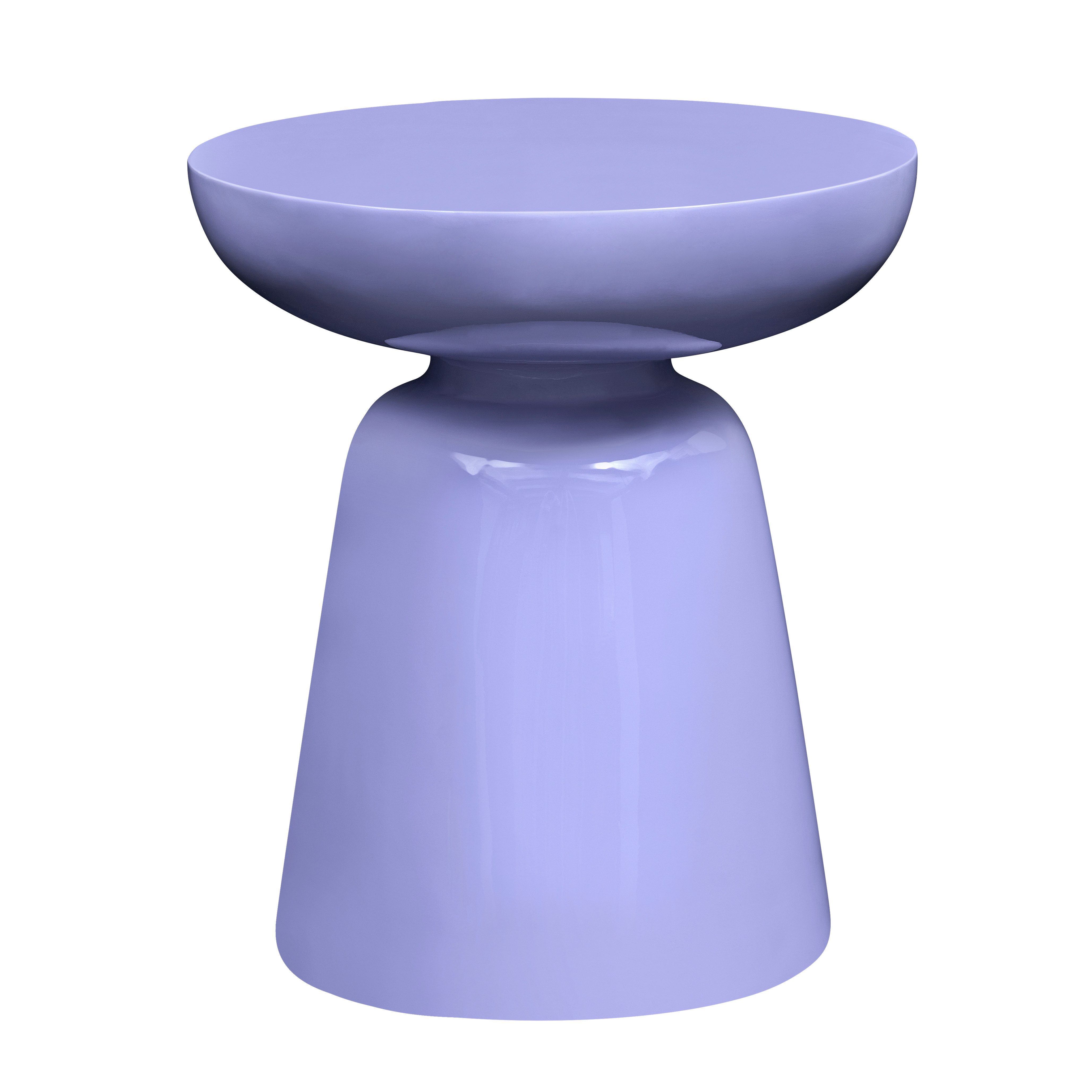 WILLIAMSPACE Couchtisch Meta Runder Beistelltisch aus Fiberglas, Moderner Design-Tisch (1 St)