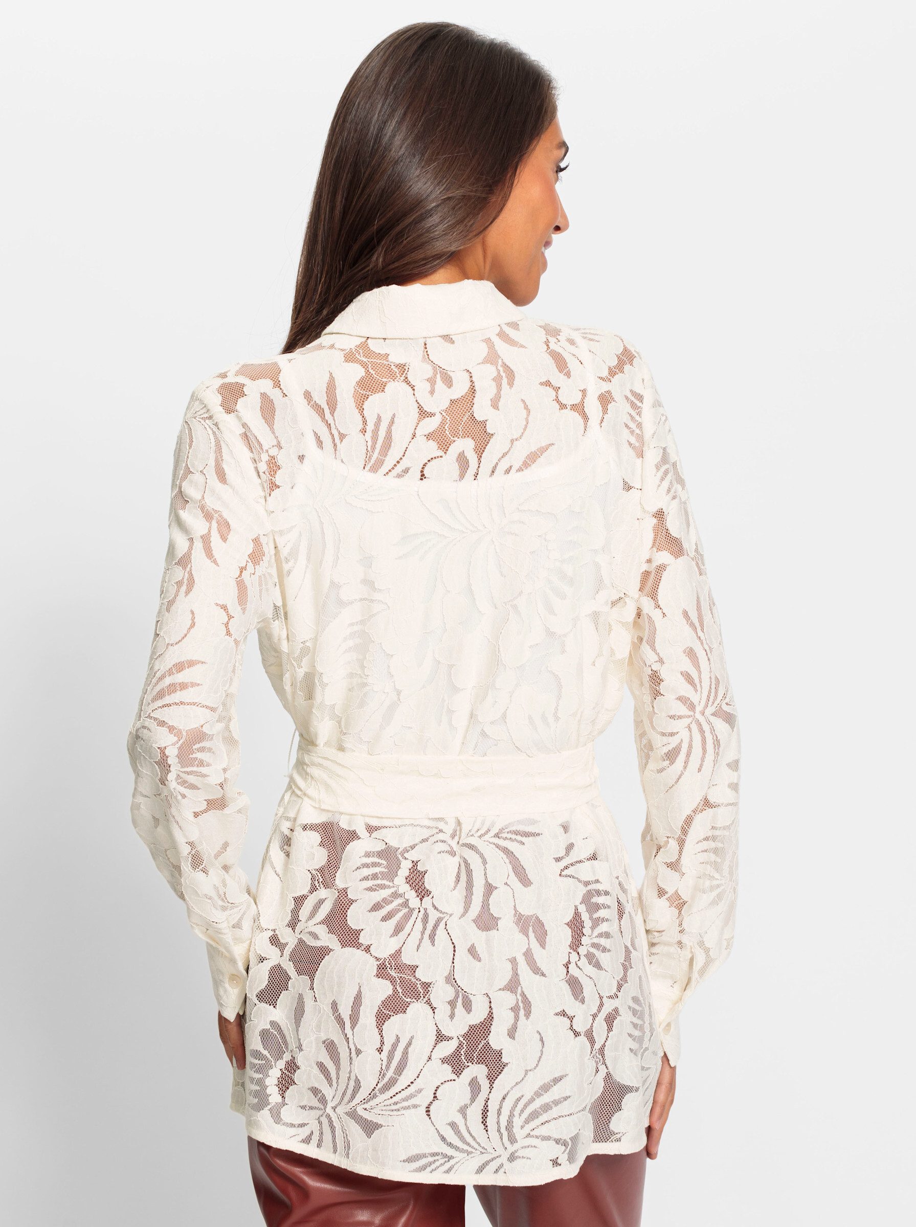 heine Klassische Bluse Spitzenbluse günstig online kaufen