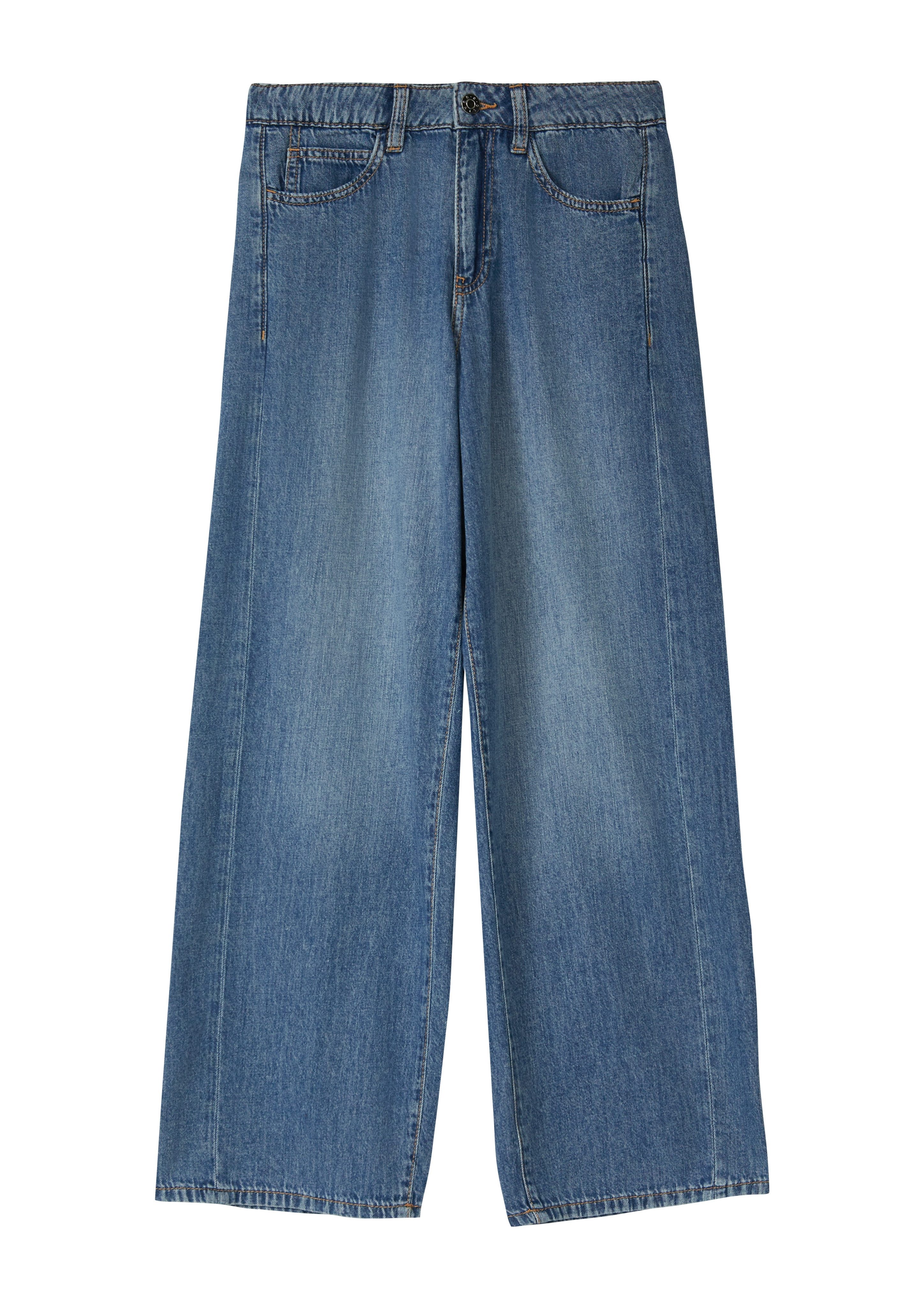 s.Oliver Junior Weite Jeans aus reiner Baumwolle
