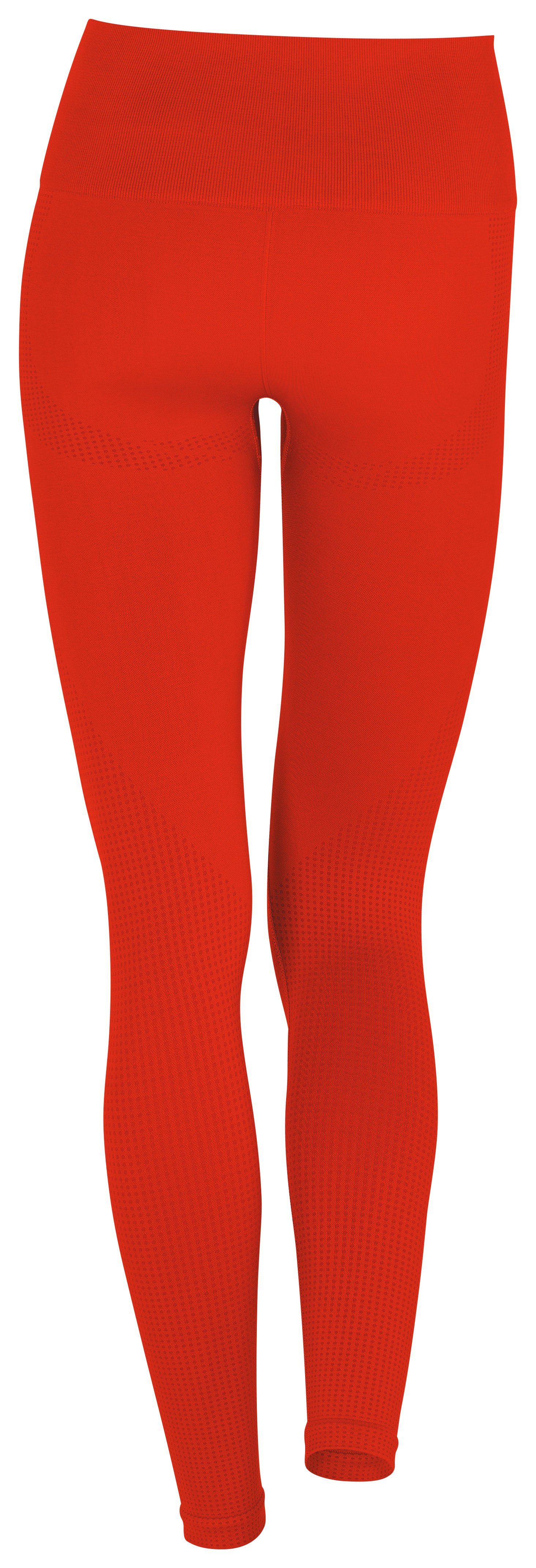Stark Soul® Highwaist Leggings hohem Bund Rot breitem Sport mit Leggings "reflect"