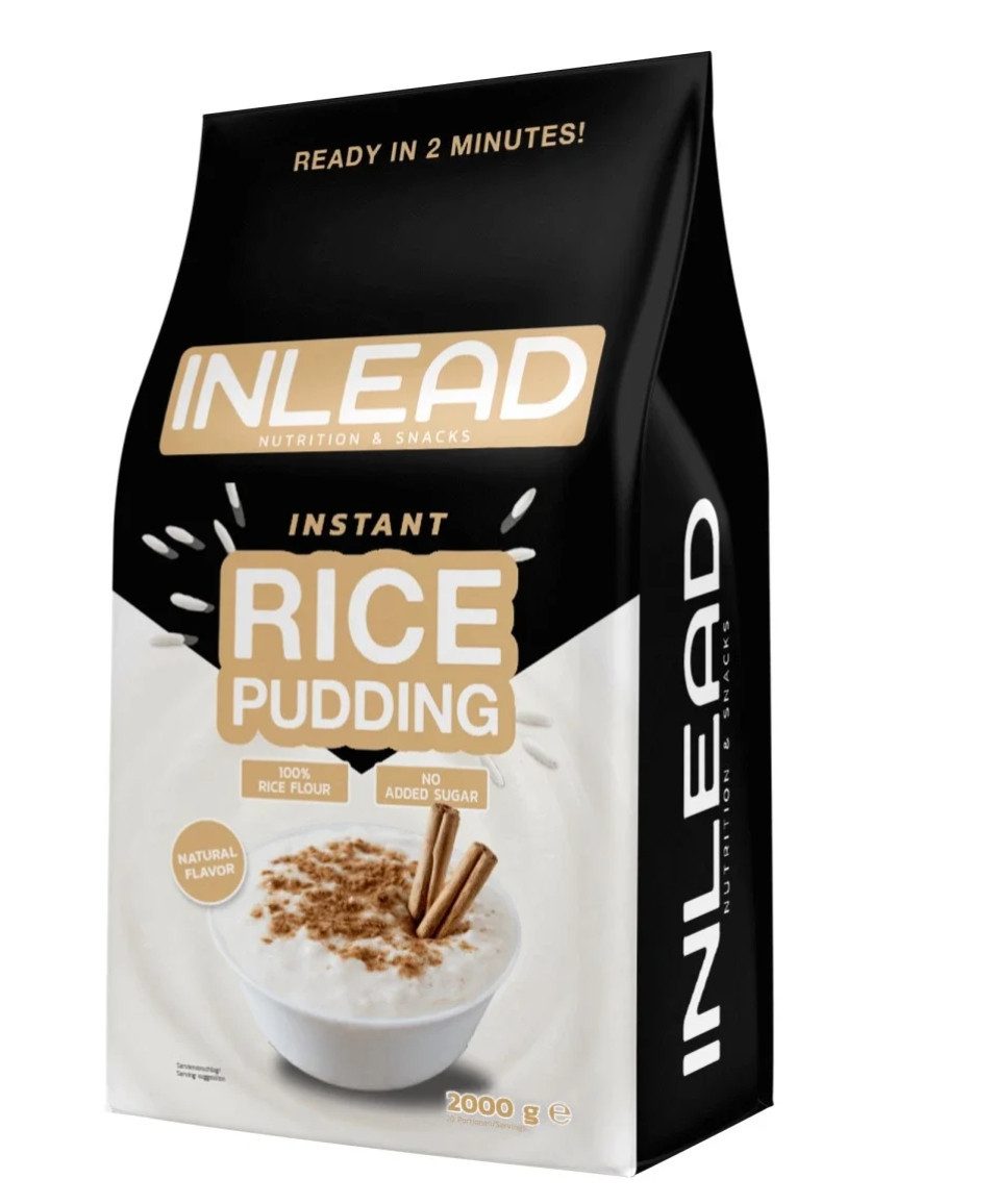 Inlead Nutrition GmbH & Co. KG INLEAD Instant Rice Pudding Natural 1000g Reis Reispudding Pulver, 1 er Packung à 1000 g, Cleanes Dessert