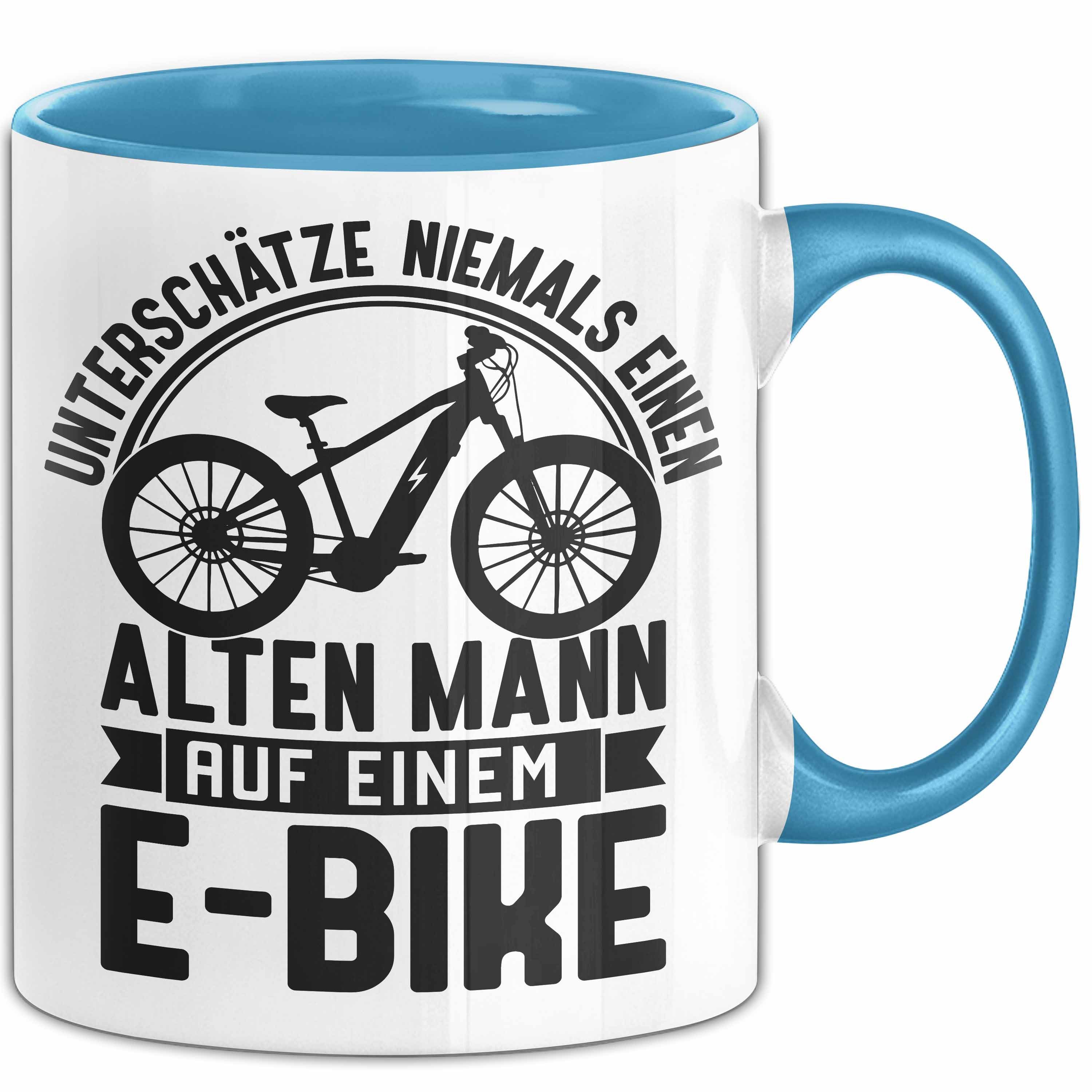 Trendation Tasse EBike Tasse Geschenk Spruch Elektrofahrrad Mann