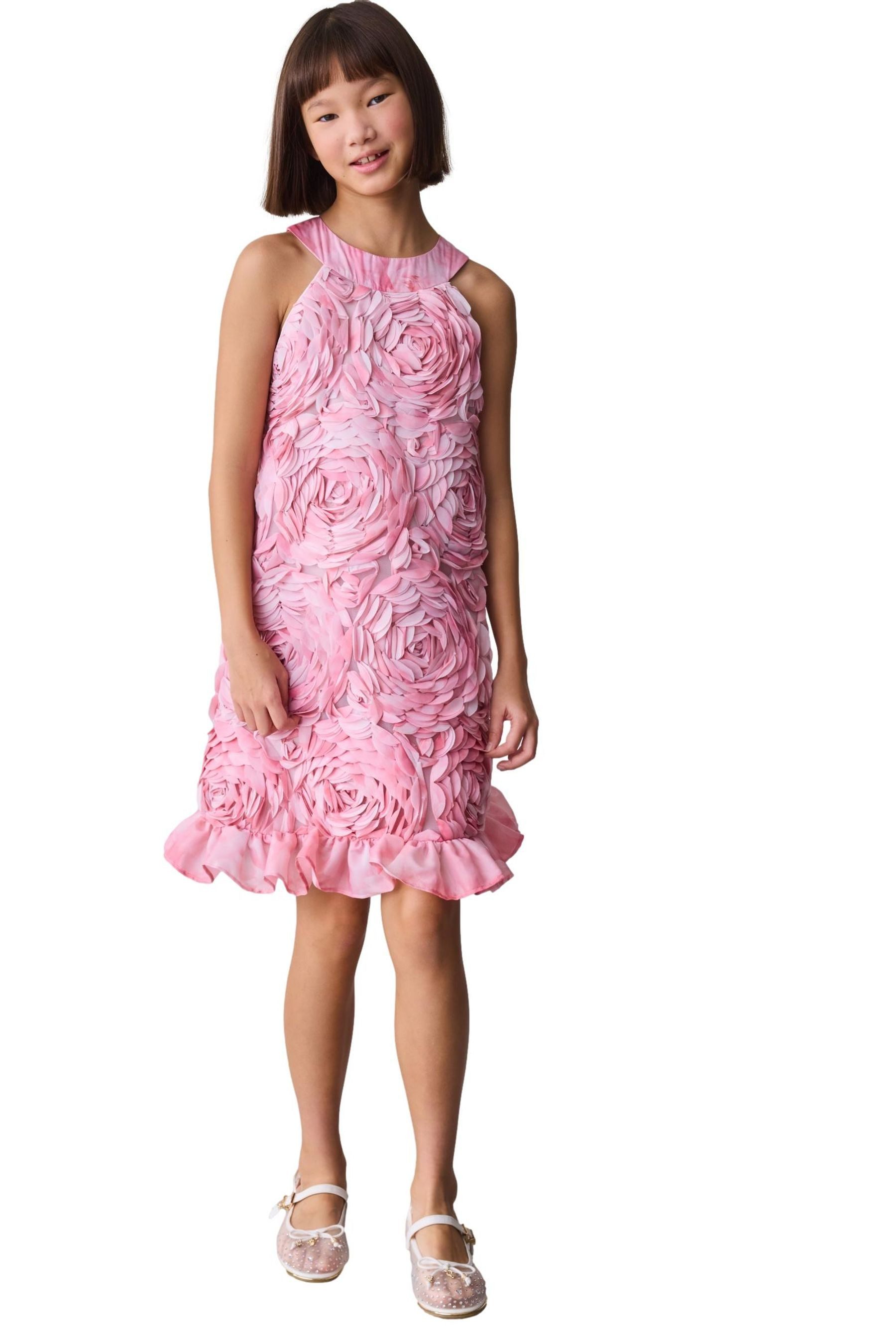 Partykleid Baker by Ted Baker Neckholder-Kleid, 3D-Struktur