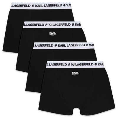 KARL LAGERFELD Boxershorts Karl Lagerfeld Boxershorts Trunks 2er Set schwarz Logo