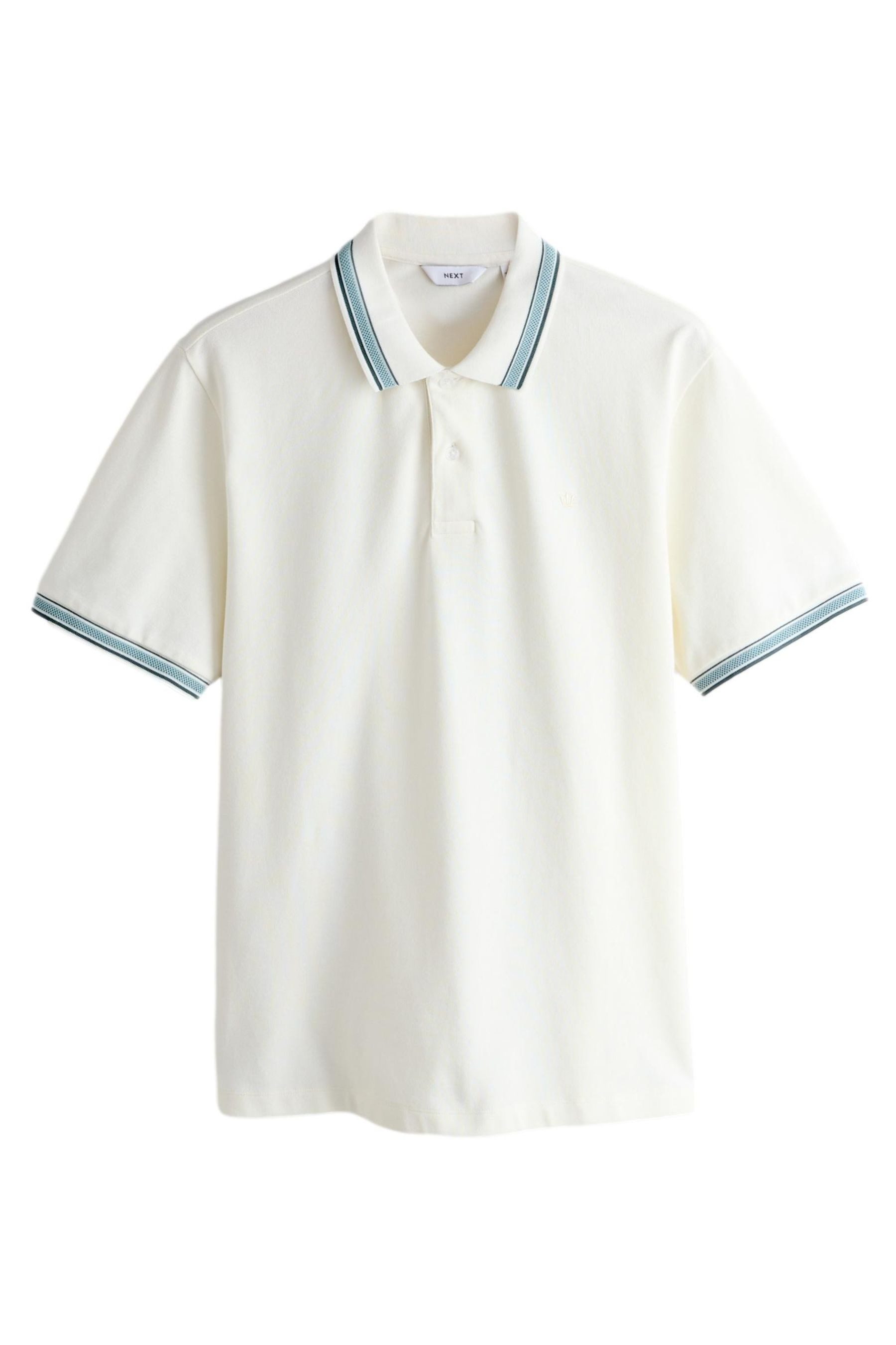 Poloshirt Poloshirt mit breitem Bruststreifen