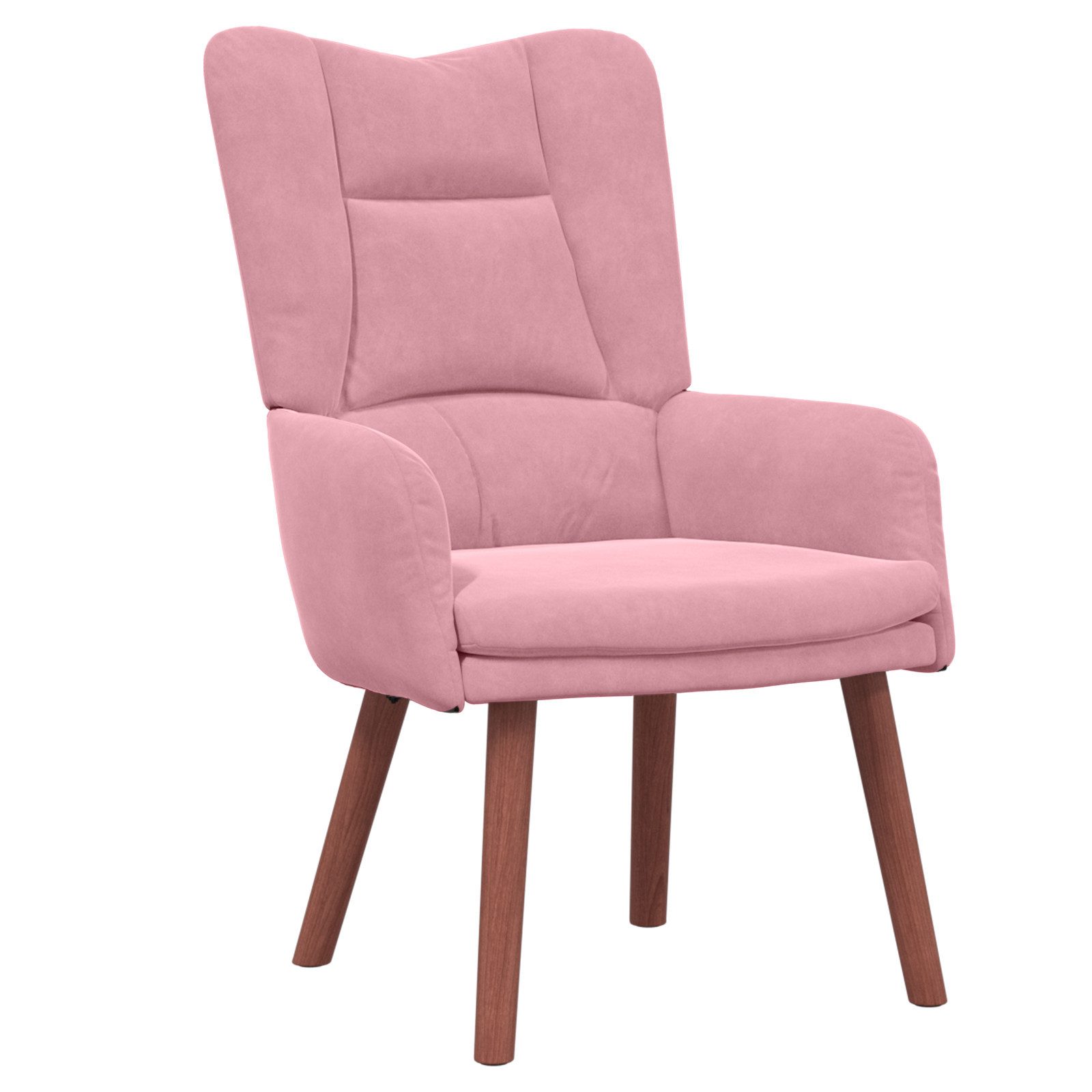 vidaXL Sessel Relaxsessel Rosa Samt (1-St) günstig online kaufen