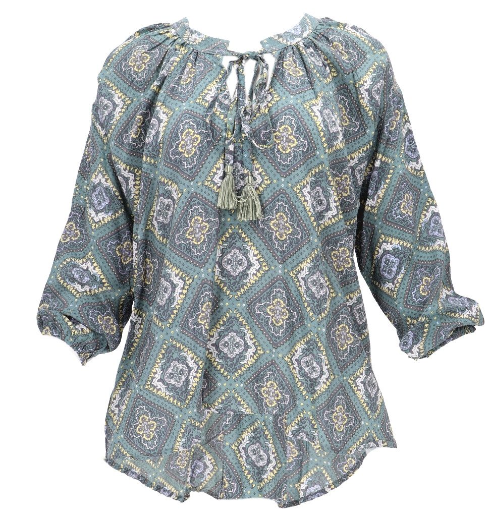 Guru-Shop Longbluse Blusentunika, Langarmbluse, plus size.. günstig online kaufen