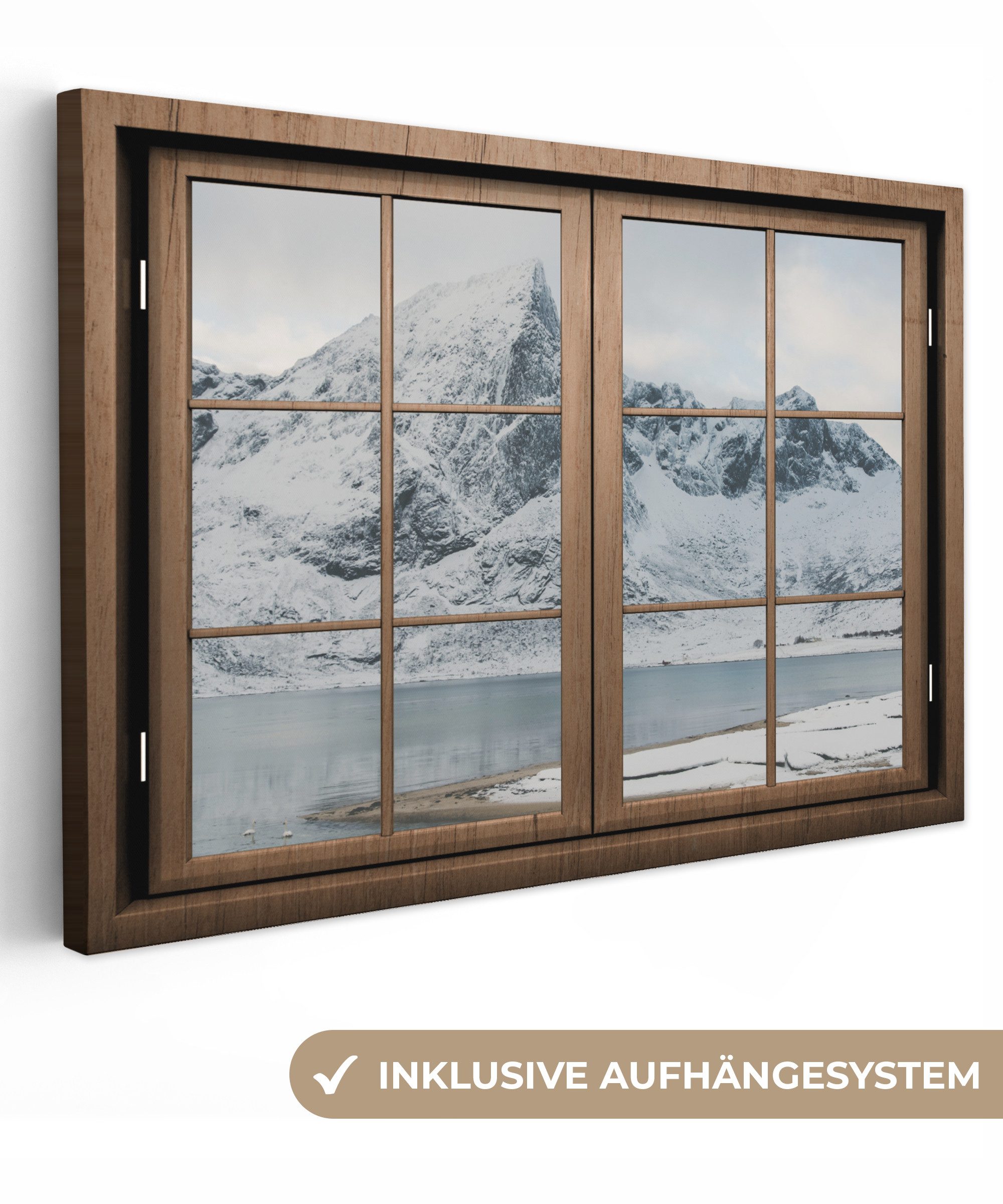 OneMillionCanvasses® Leinwandbild Ansicht - Landschaft - günstig online kaufen
