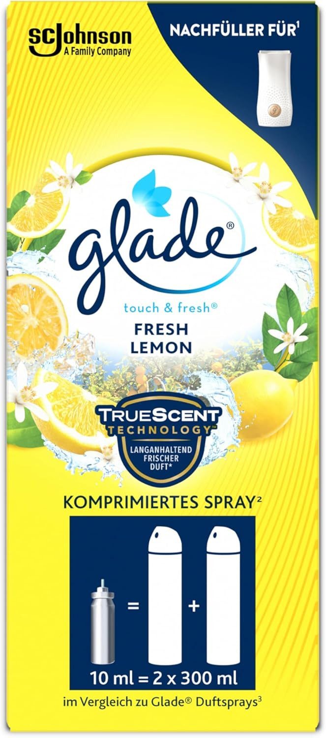 Glade Raumduft Touch & Fresh Nachfüller, Fresh Lemon, 10 ml