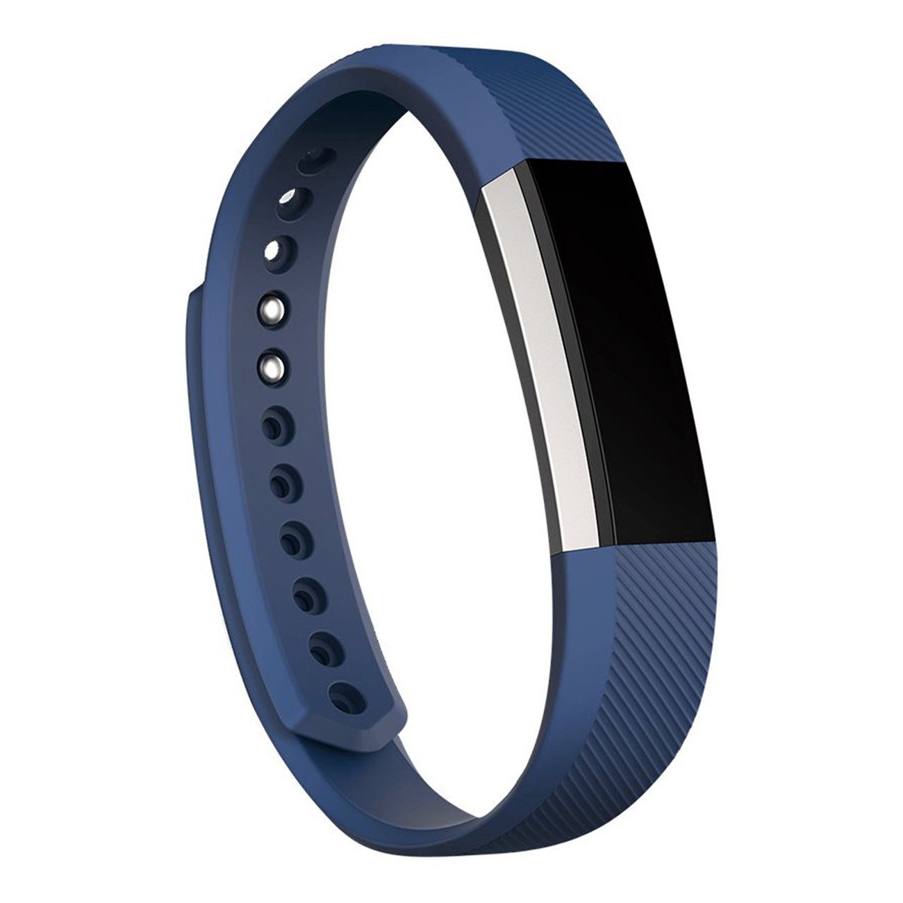 fitbit Smartwatch-Armband Classic Armband Gr. L für ALTA blau, Umfasst Handgelenke von 17 bis 20,5 cm Umfang, Schweiß-