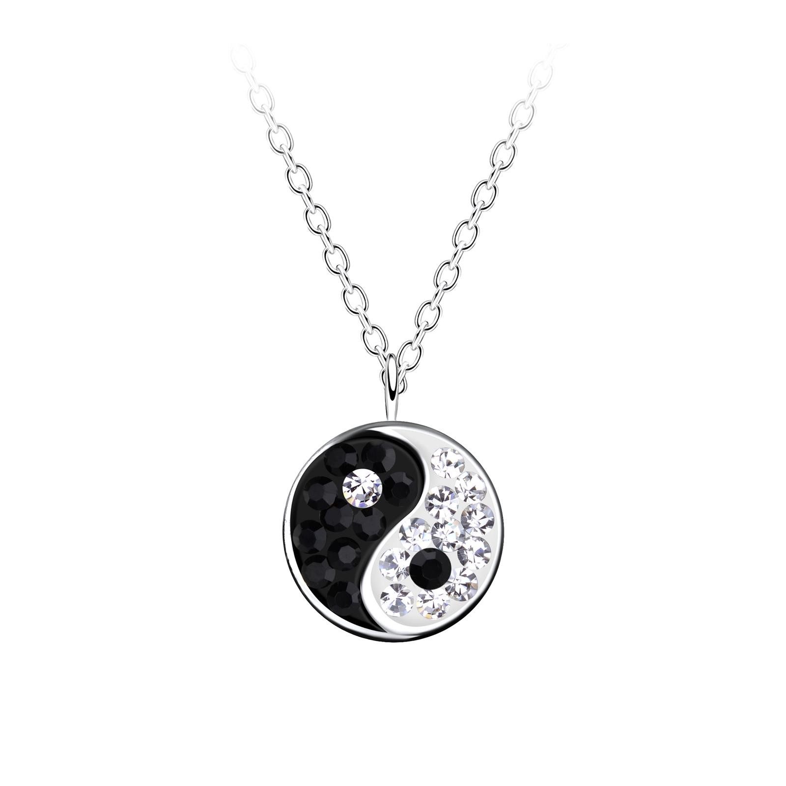 Silberkette Yin Yang Kinder Halskette 925 Silber