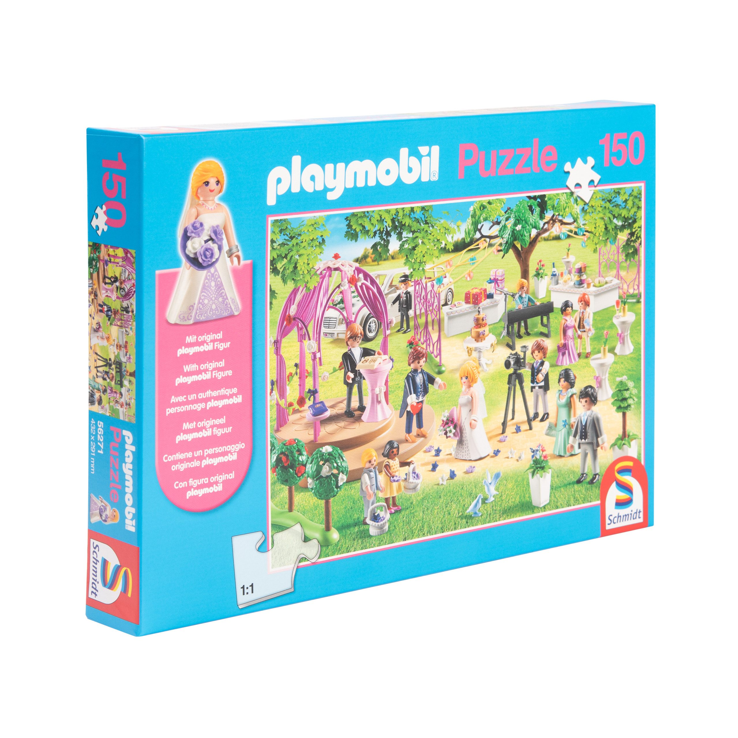 United Labels® Пазлы Playmobil Hochzeit Пазлы inkl. Braut Figur 150 Teile, 150 Пазлыteile