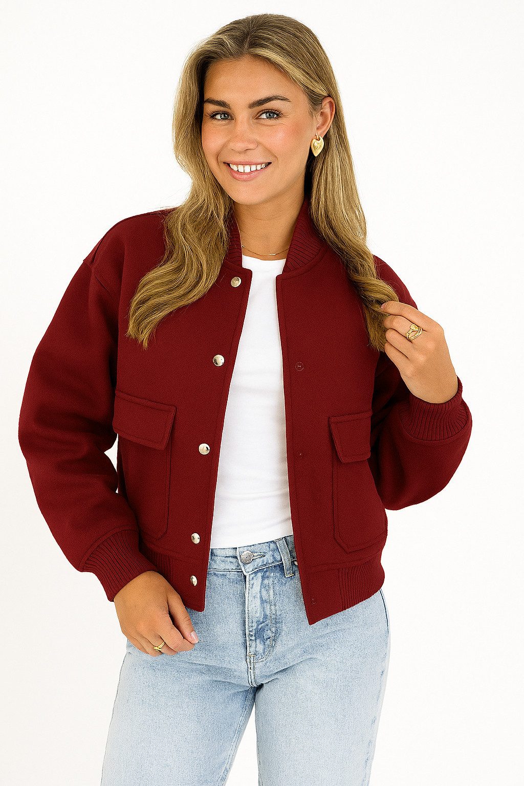 Worldclassca Bomberjacke Worldclassca Bomberjacke Trench Jacke Übergangsjacke College Blouson
