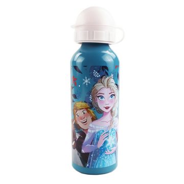 Disney Trinkflasche Disney Die Eiskönigin Alu Wasserflasche, Flasche 520 ml Anna Elsa Olaf