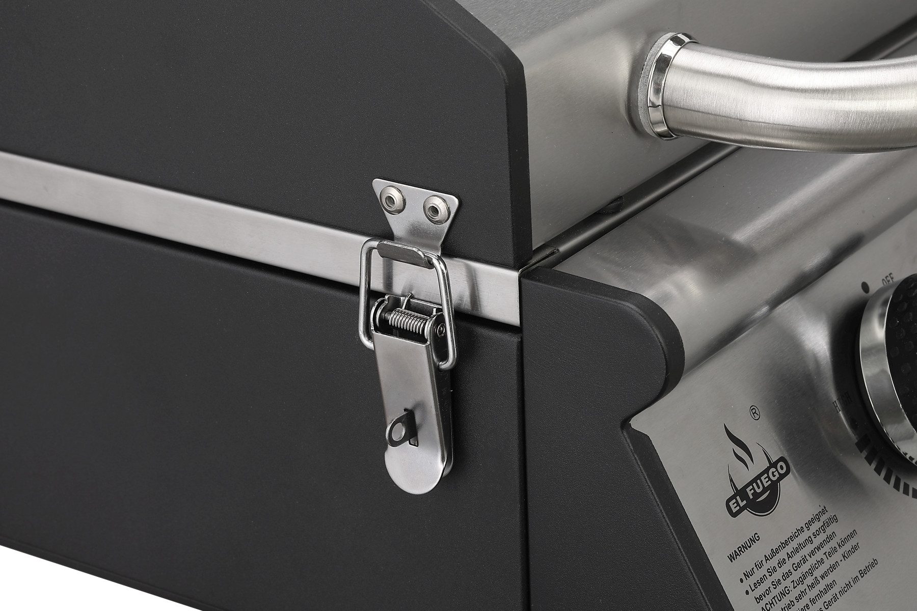 El Fuego Gasgrill Jesolo, 6 kW (2 Brenner je 3 kW), mit Piezozündung
