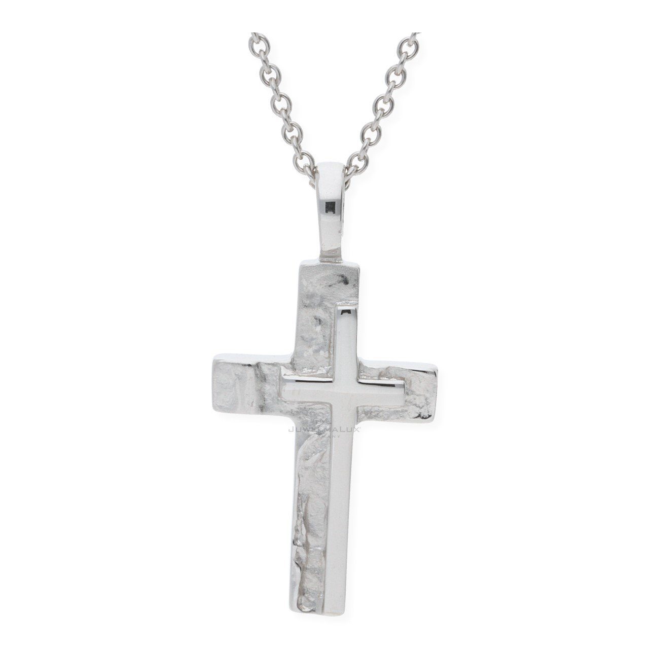 Kreuzanhänger JuwelmaLux Anhänger 925/000 Sterling Silber Kreuz JL20-02-0152