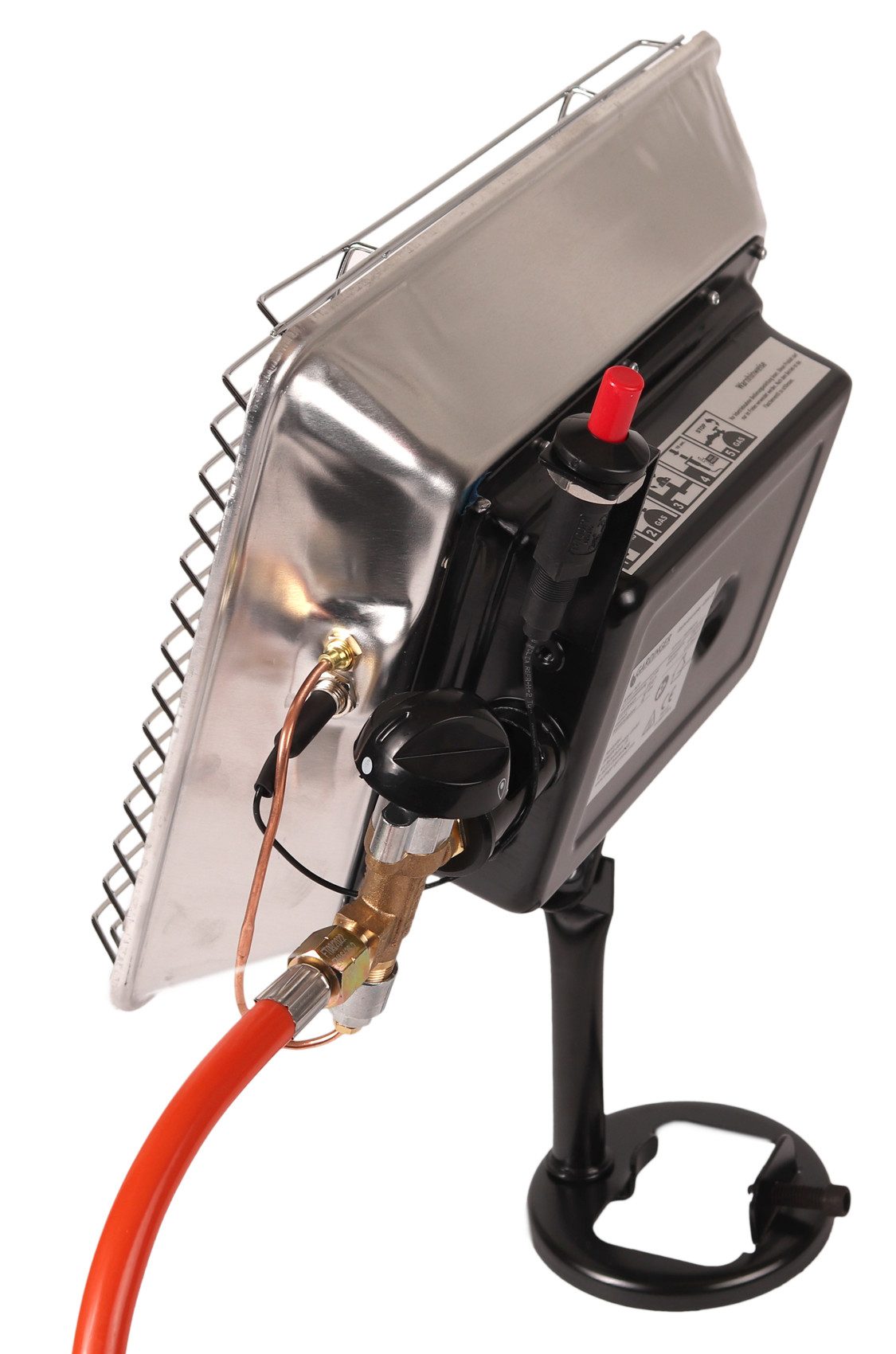 GARDINGER Heizstrahler Gasheizstrahler 4200 ZP Infrarot mit Piezozündung mit Regler, 4200 W