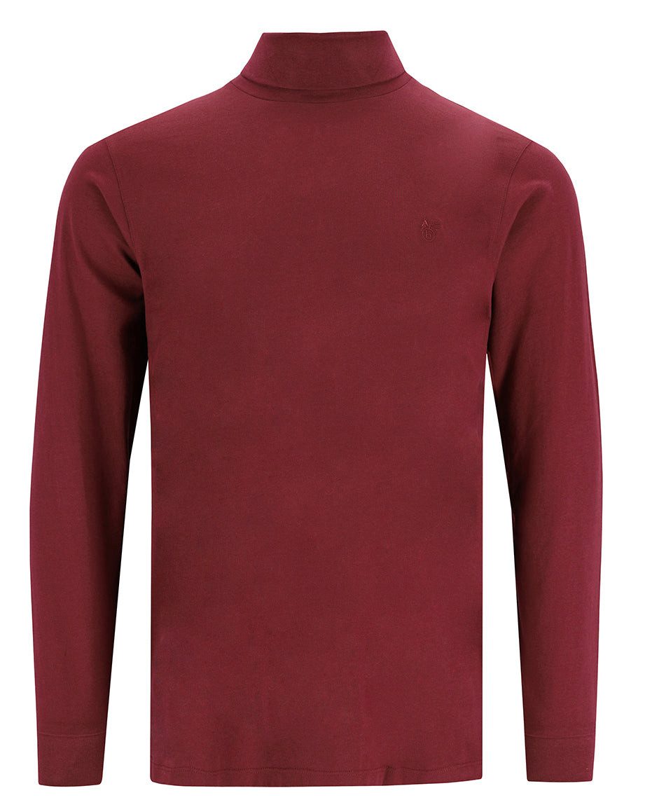 Hajo Rollkragenpullover Basic-Rollkragenshirt in reiner Baumwolle