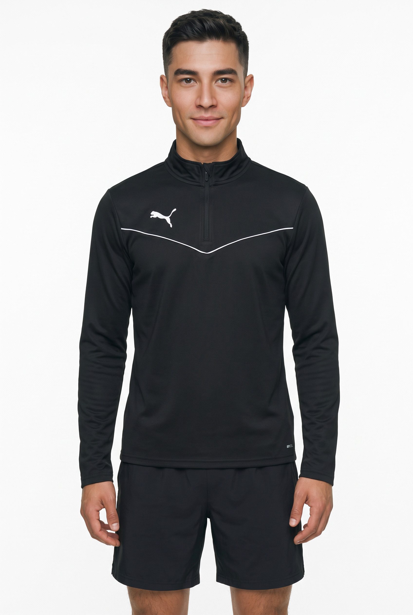 PUMA Langarmshirt TEAMRISE 14 ZIP TOP Langarm, für Sportmode und Streetwear, mit Eingrifftaschen – Bild 2 von 5