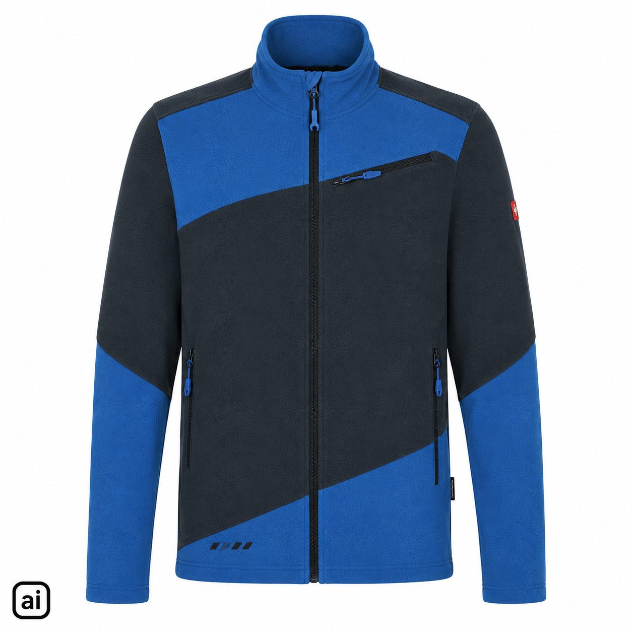 Engelbert Strauss Arbeitsjacke e.s. motion 2020 Herren Fleecejacke Arbeitsjacke graphit/enzianblau