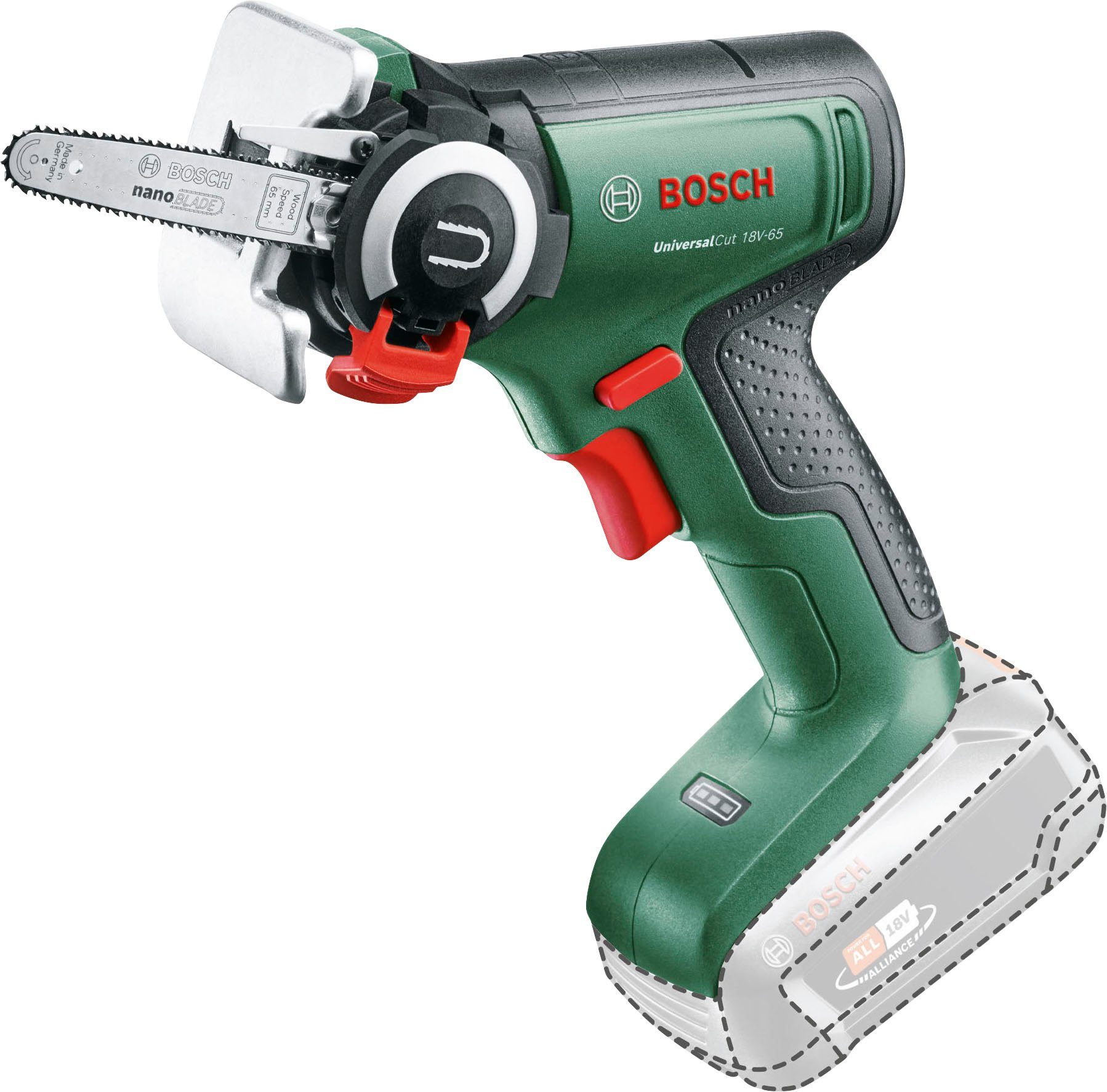 Bosch Home & Garden Akku-Säge UniversalCut 18V-65 - solo, ohne Akku und Ladegerät