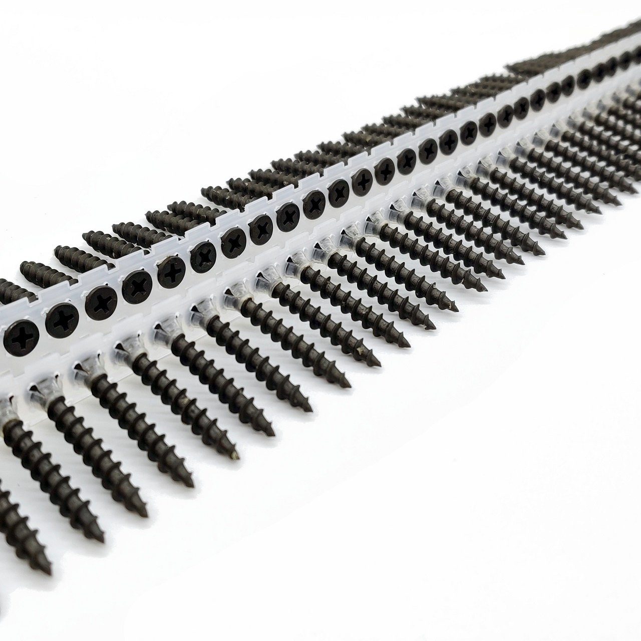 adunox Schnellbauschraube Magazinschrauben Gips/Gips phosphatiert PH2 System Langband, (500 St), 5,5 x 38