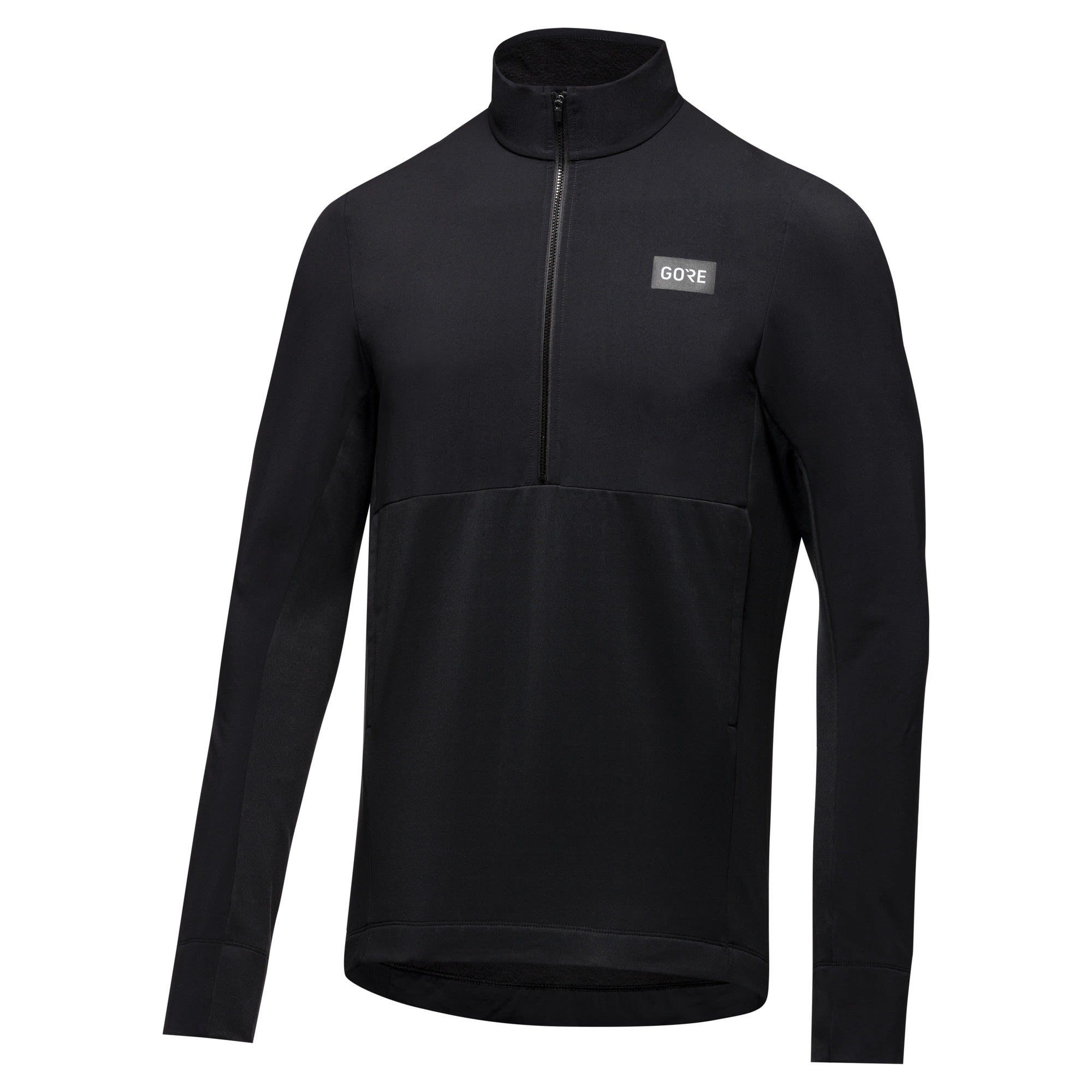 M Gore Wear 1/2-zip Trailkpr Langarmshirt Hybrid Herren GORE® Black