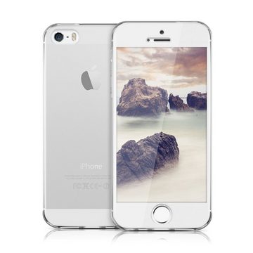 kwmobile Handyhülle Hülle für Apple iPhone SE (1.Gen 2016) / 5 / 5S, Silikon Komplettschutz Handy Cover Case Schutzhülle