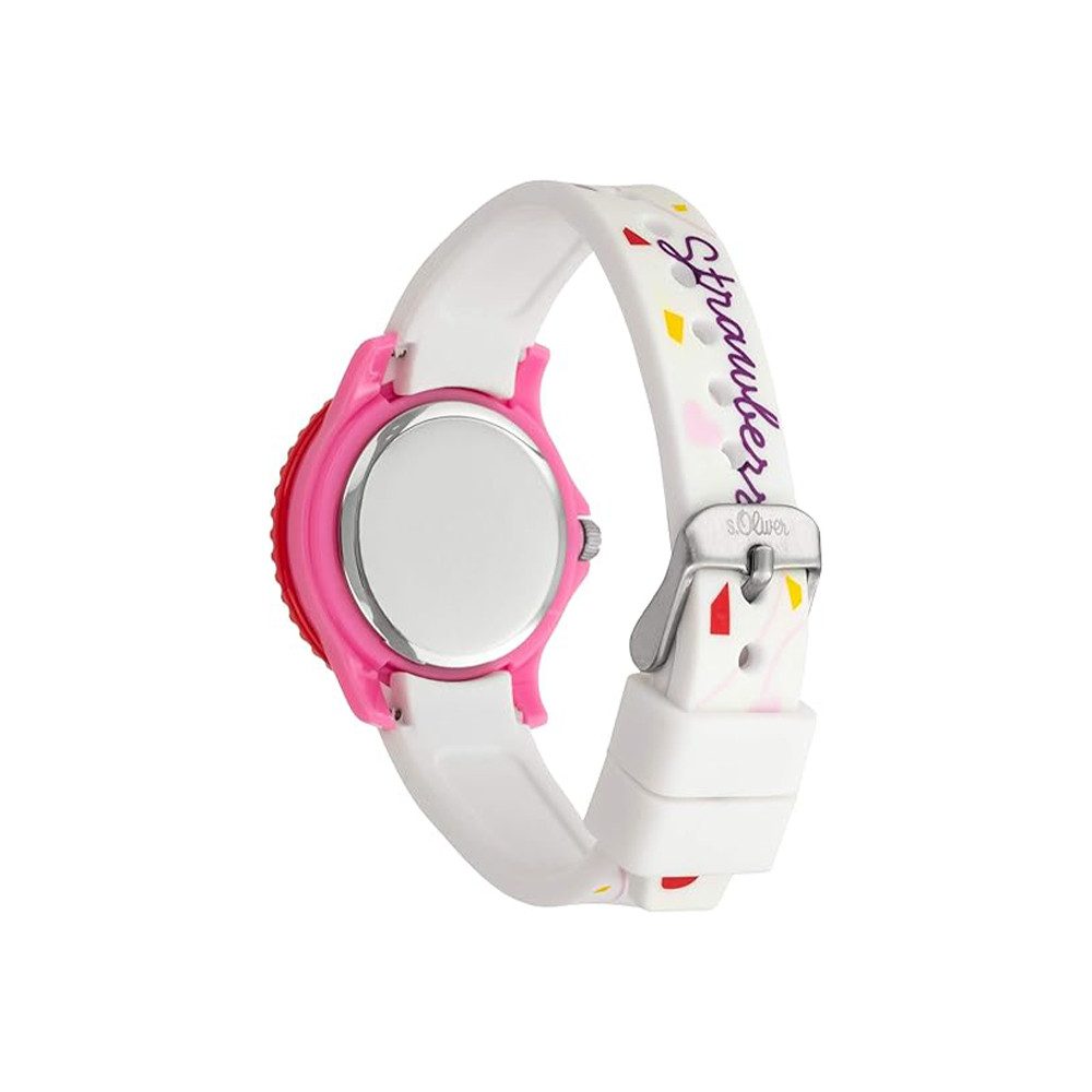 s.Oliver Quarzuhr s.Oliver Armbanduhr mit Silikonarmband SO-4000-PQ, Hochwertiges Produkt mit zeitlosem Design, sorgfältiger Verarbeitung