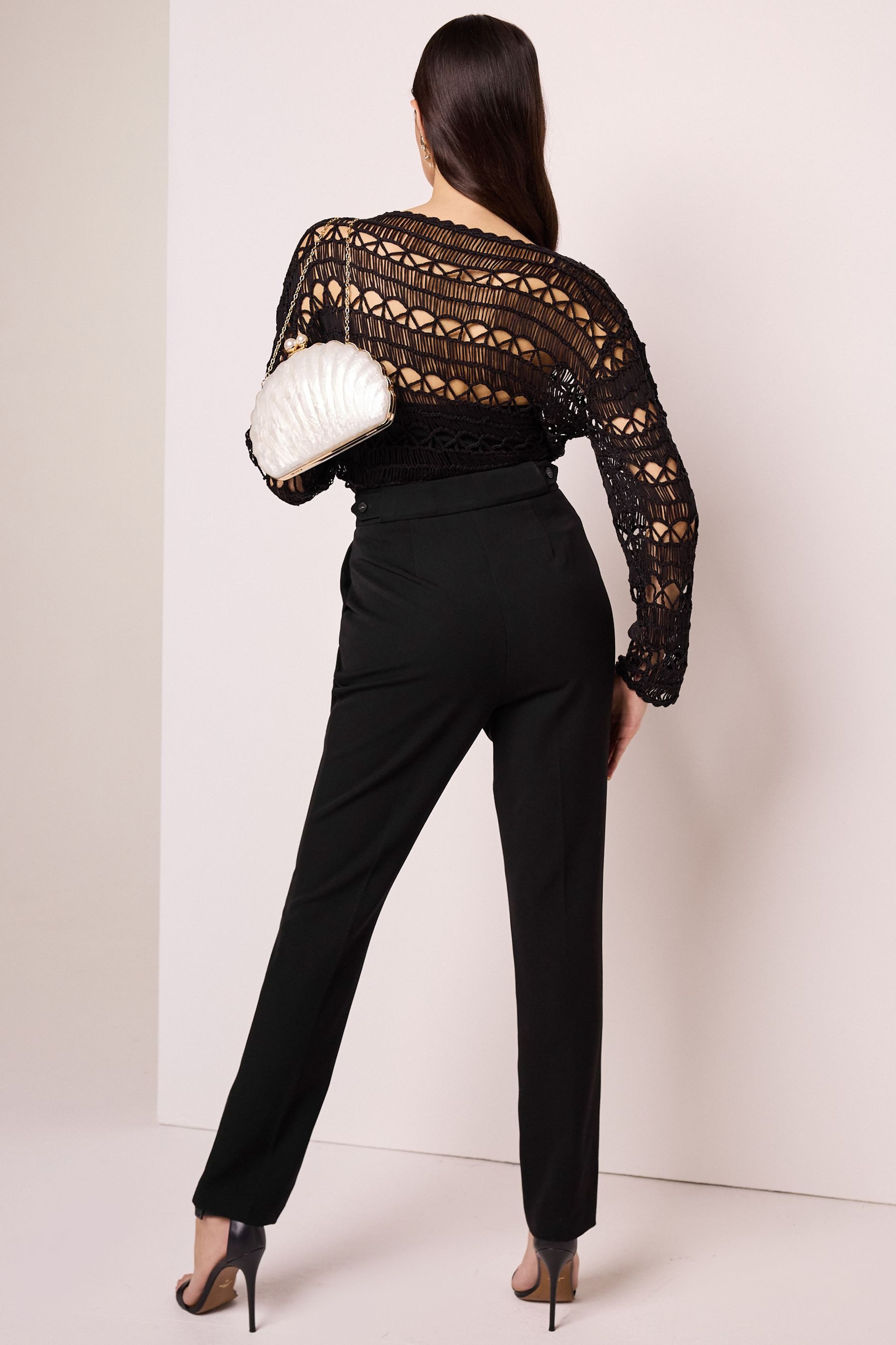 Next Stoffhose Figurbetonte Sanduhr-Hose (1-tlg)