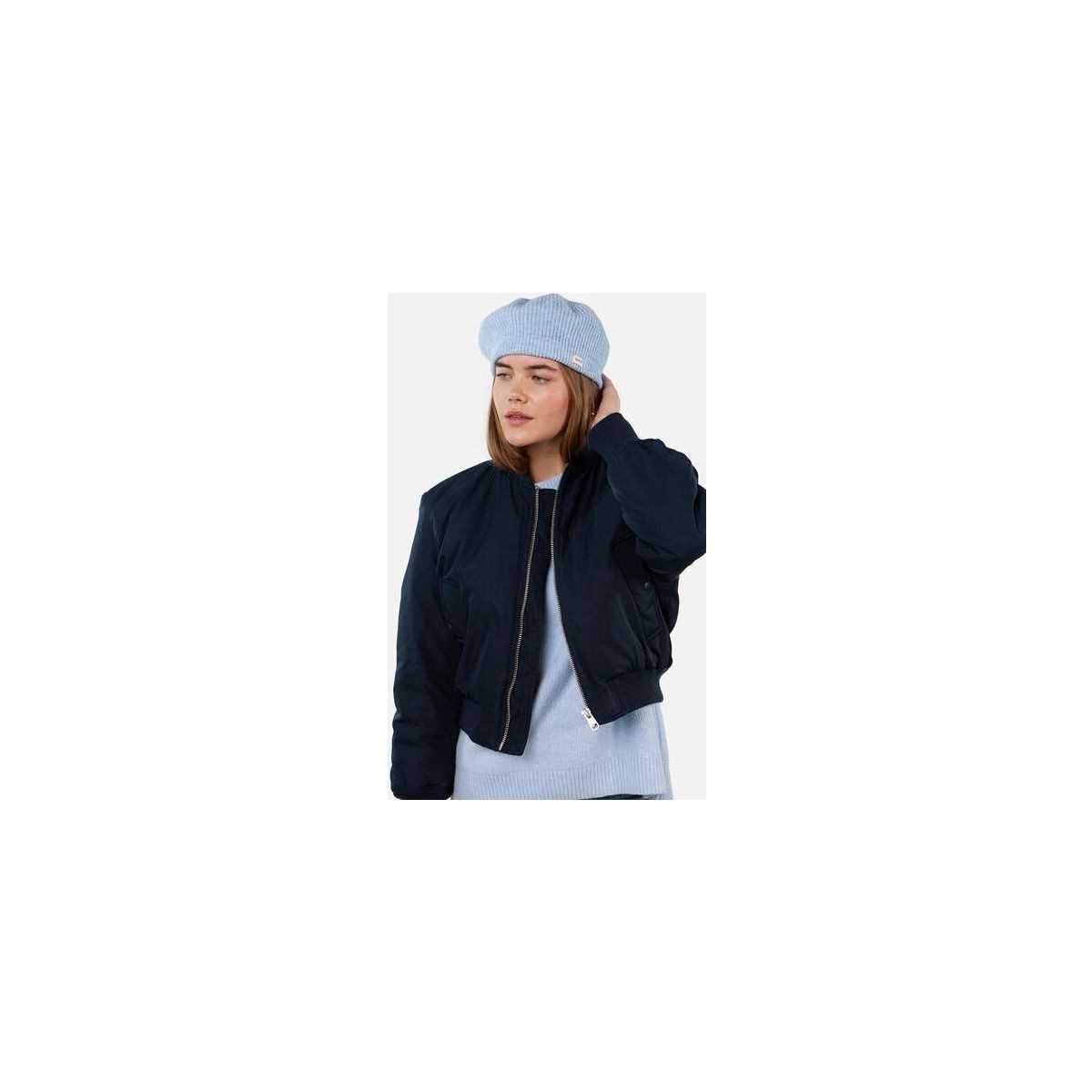 Barts Beanie Inaru Beret Elegante, elastische Baskenmütze aus 85% recyceltem Polyester für