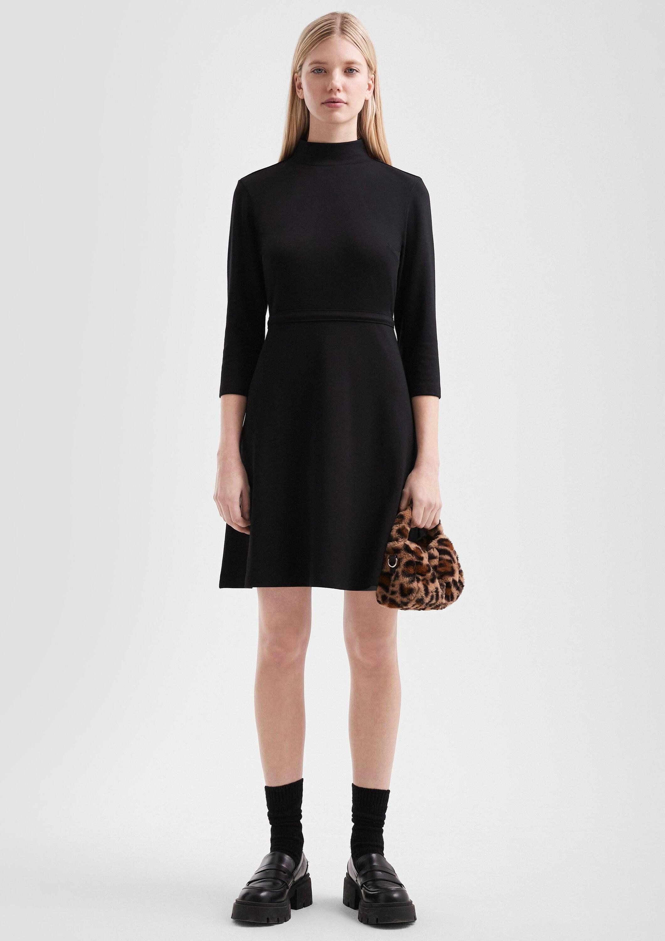 QS Minikleid Kleid Tailliertes Kleid aus Interlockjersey günstig online kaufen