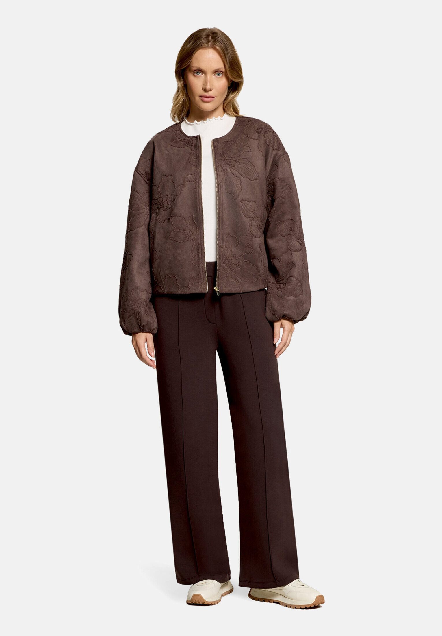 Cartoon Jackenblazer Damen mit Eingrifftaschen