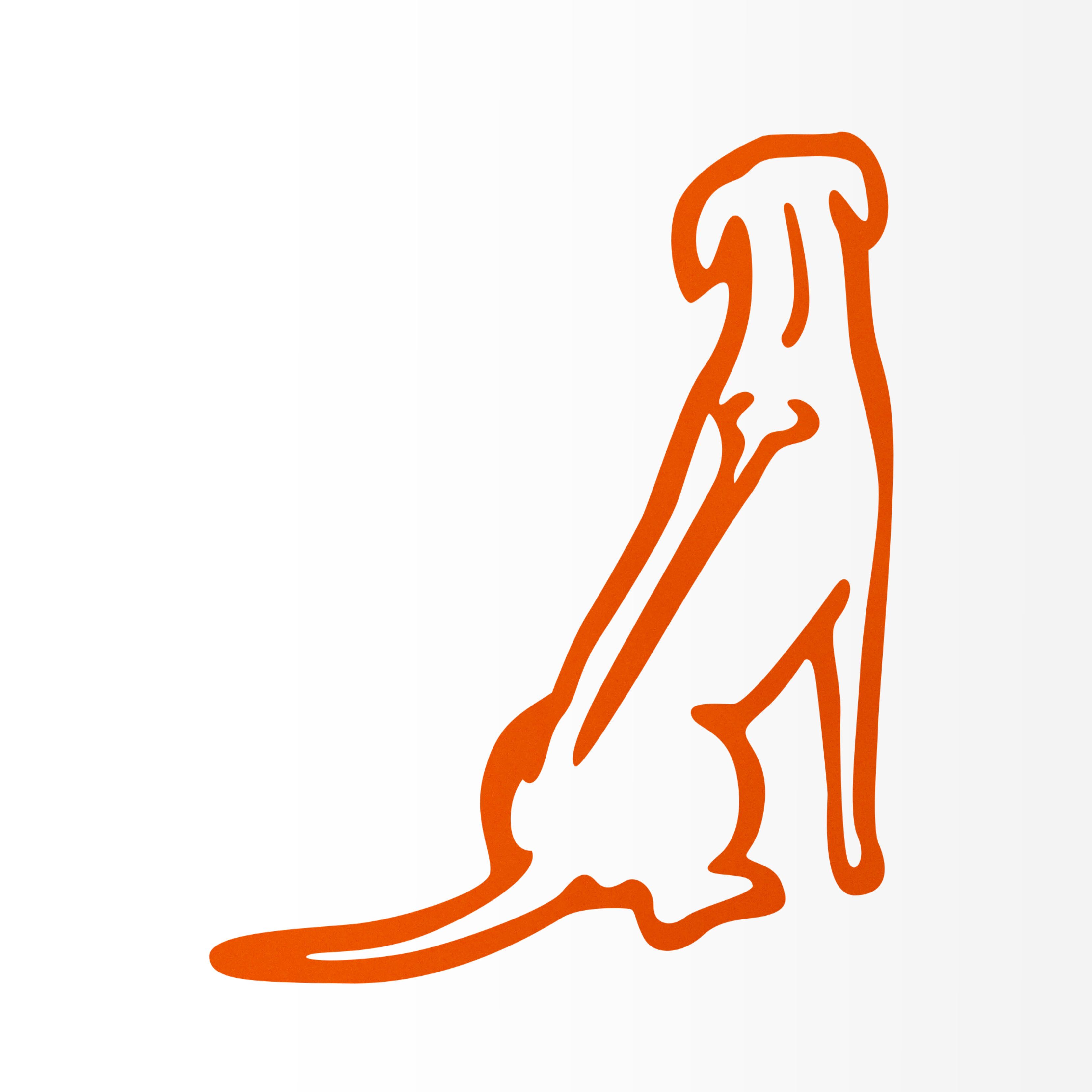 Nomiro Aufkleber Rhodesian Ridgeback 88 x 99 mm, (1tlg), konturgeschnitten, ohne Hintergrund