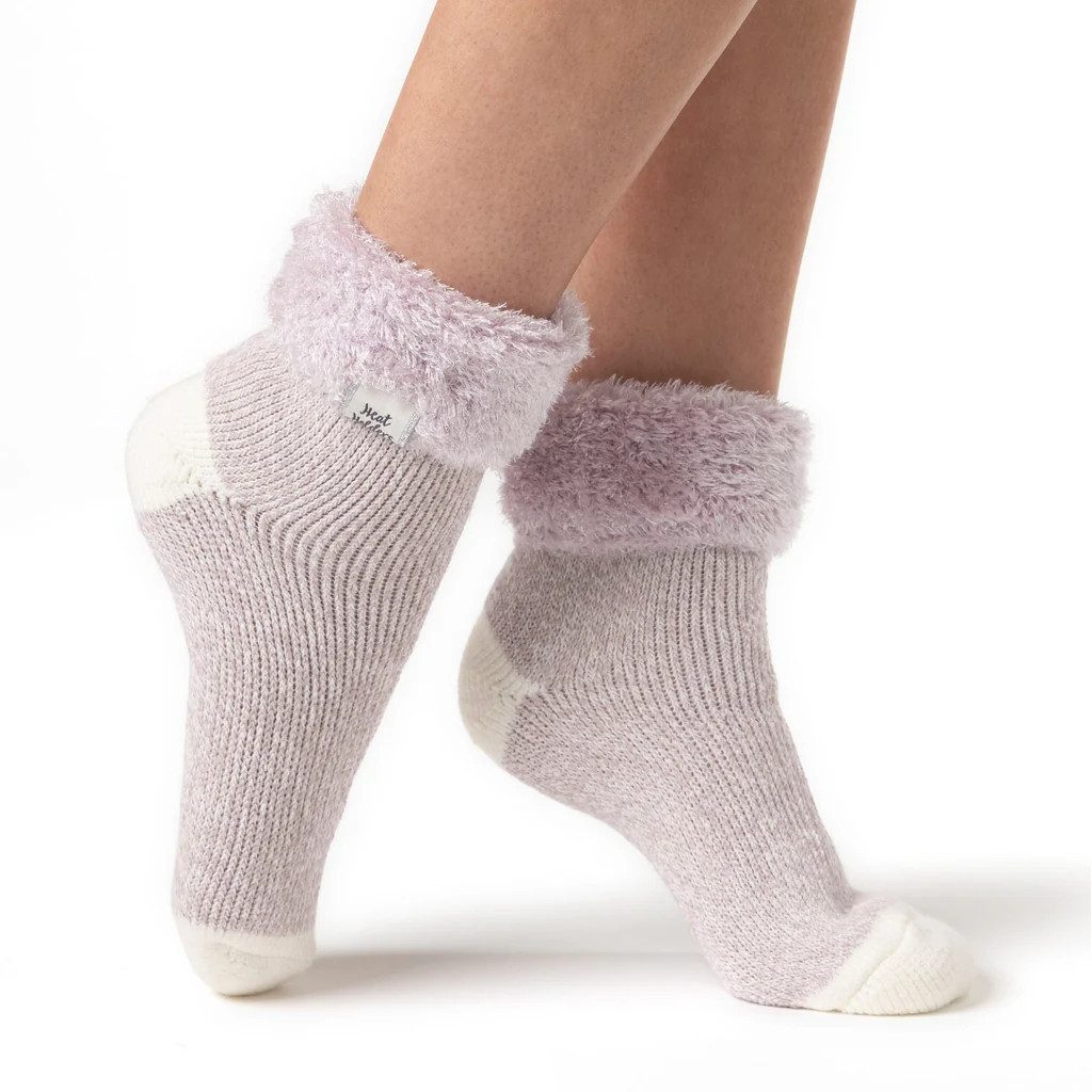 Thermosocken Damen-Schlafsocken mit Federoberteil