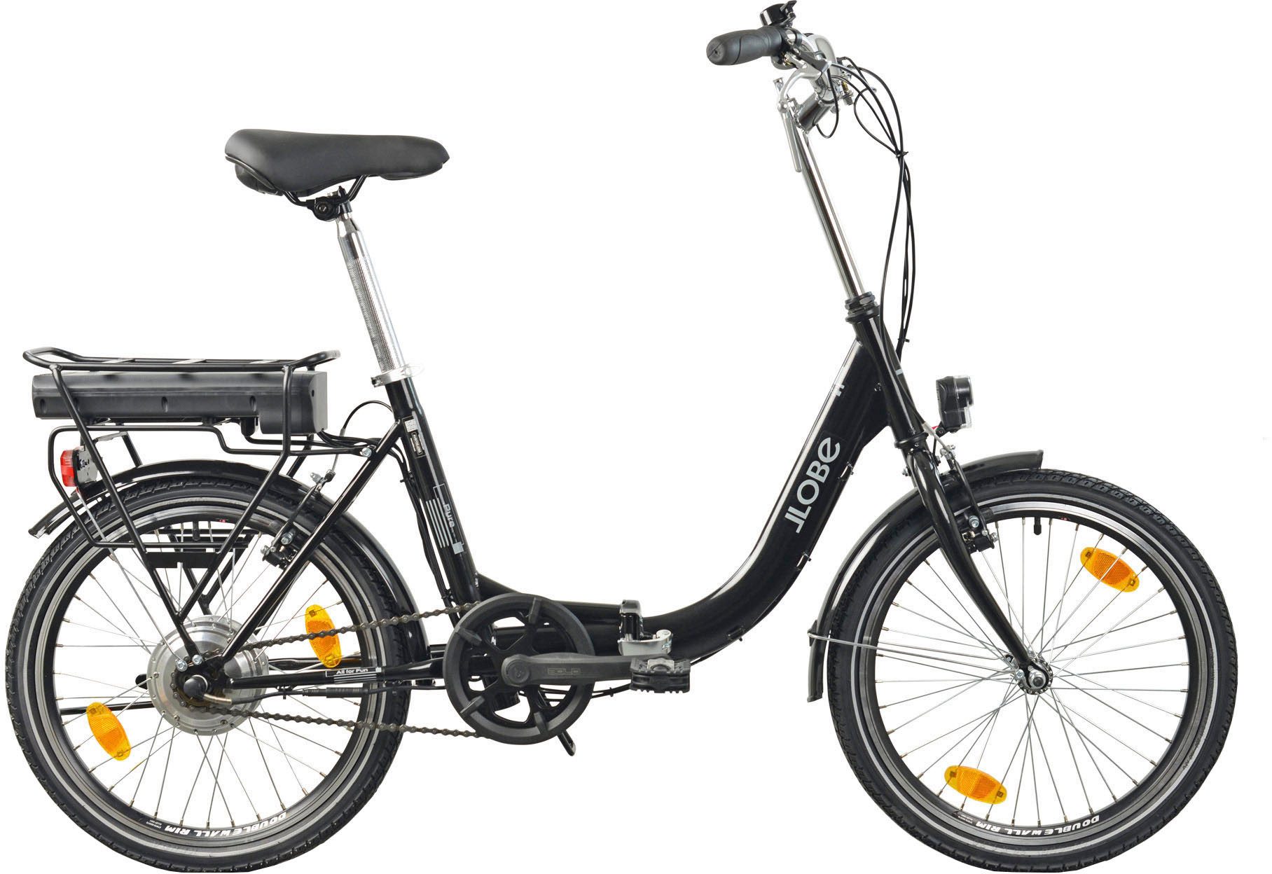 E-Bike Faltrad Elektro Faltrad 20" Pure schwarz