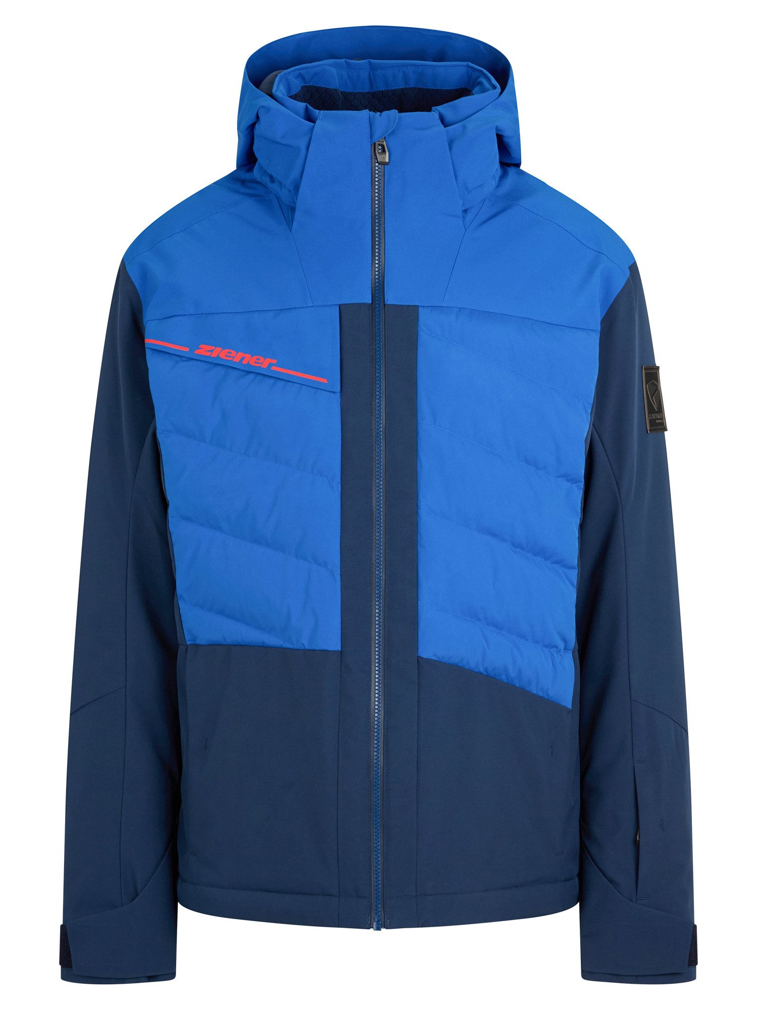 Ziener Skijacke TIDAL-Z AQUASHIELD® HERREN wasserdicht, winddicht, atmungsaktiv, elastisch, Kapuze