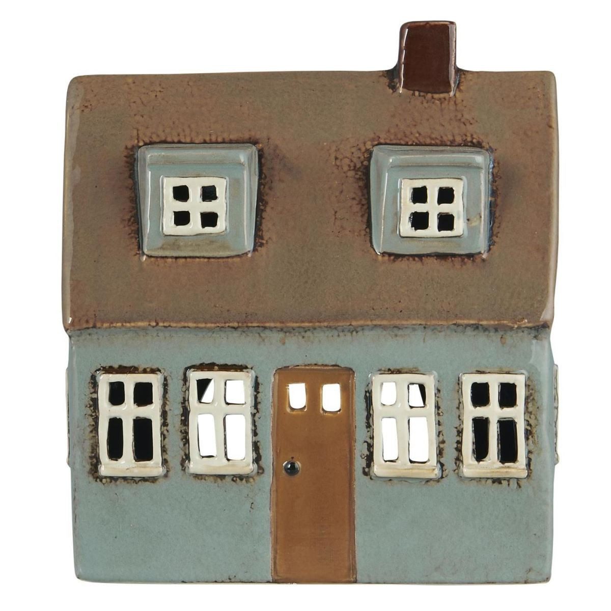 Ib Laursen Teelichthalter Teelichthaus Keramik Deko Licht Haus stimmungsvol günstig online kaufen