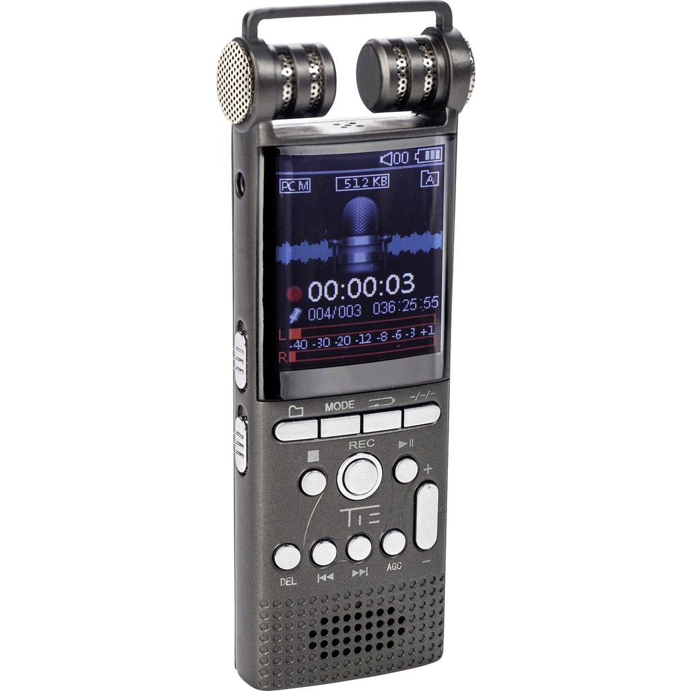 Tie Studio TX26 Mobiler Audio-Recorder Schwarz Digitales Aufnahmegerät