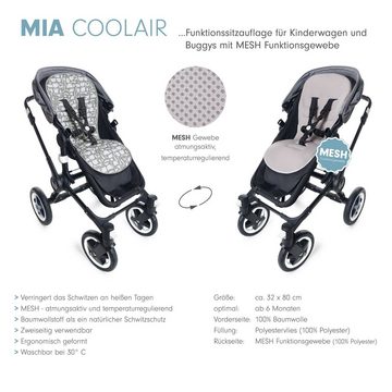 Liebes von priebes Kinderwagen-Sitzauflage Priebes Mia Coolair Funktionsitzauflage für Kinderwagen und Buggys
