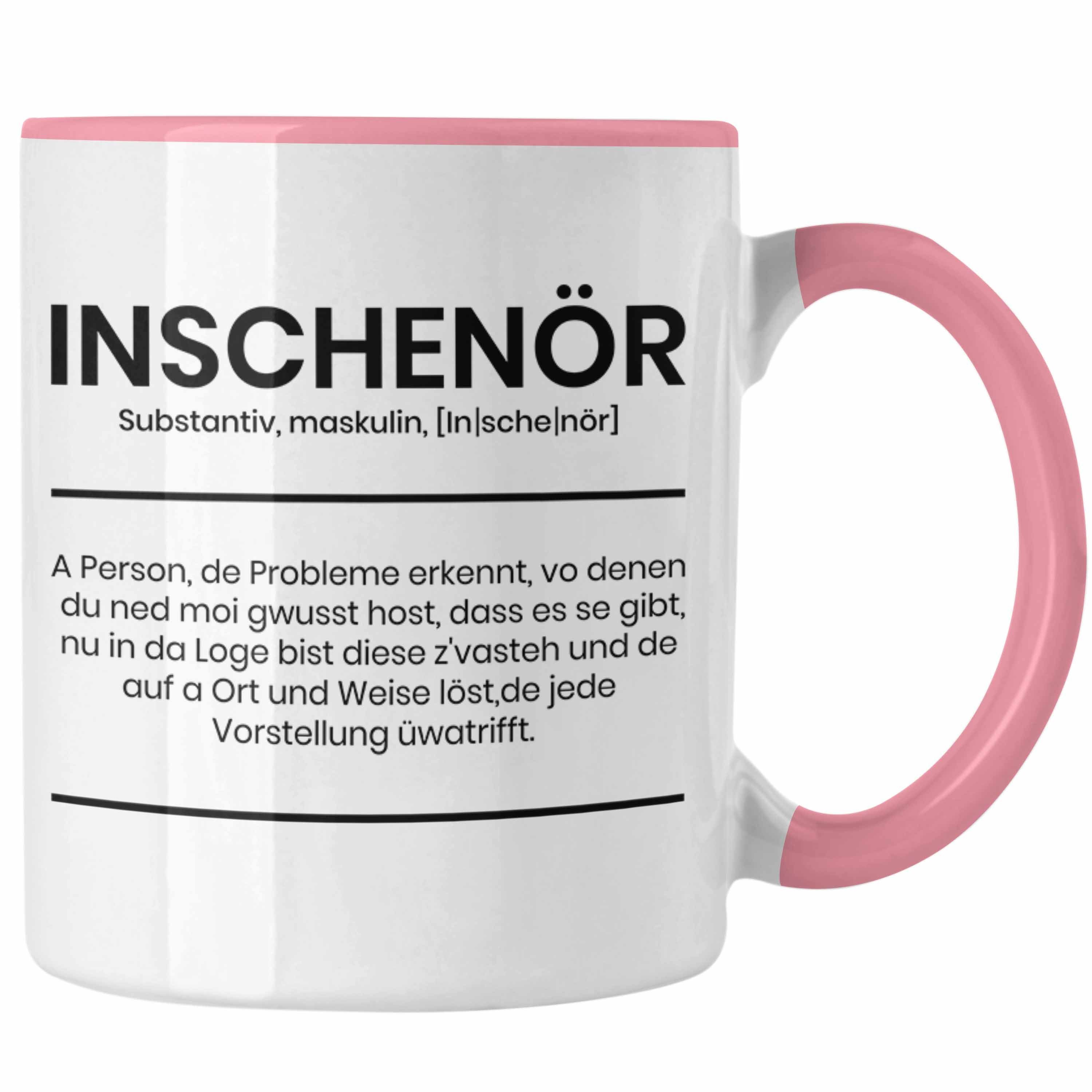 Trendation Tasse Ingenieur Tasse Geschenk Ineschenör Geschenkidee Sprüche Ingenieurswe Rosa