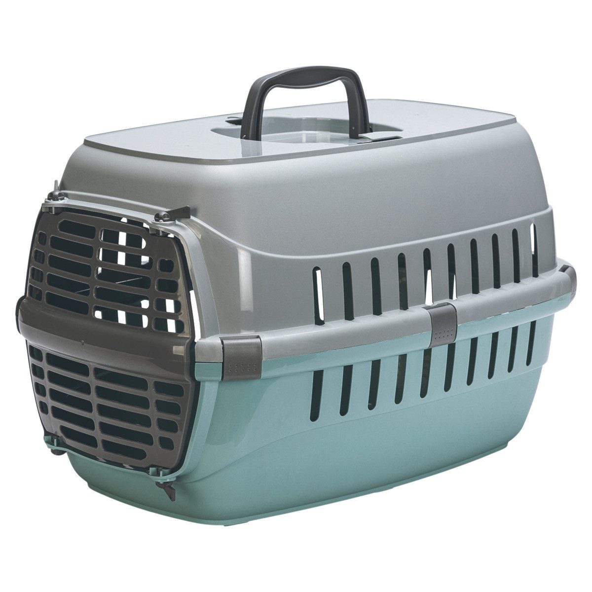 Karlie Tiertransportbox Eco Transportbox Tourist aquamarin für Katzen